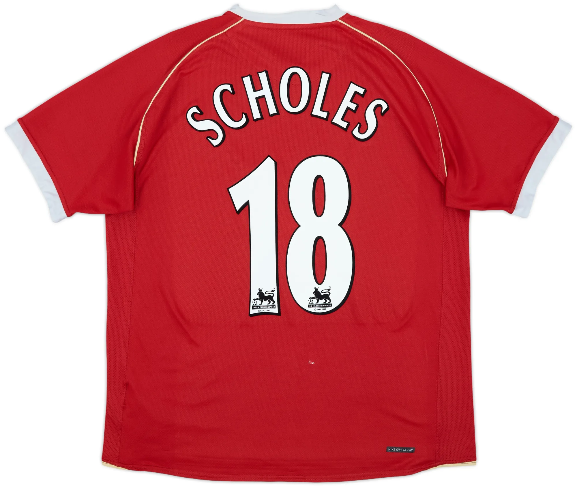 Nike Manchester United Boys SS Home Shirt 2006/07