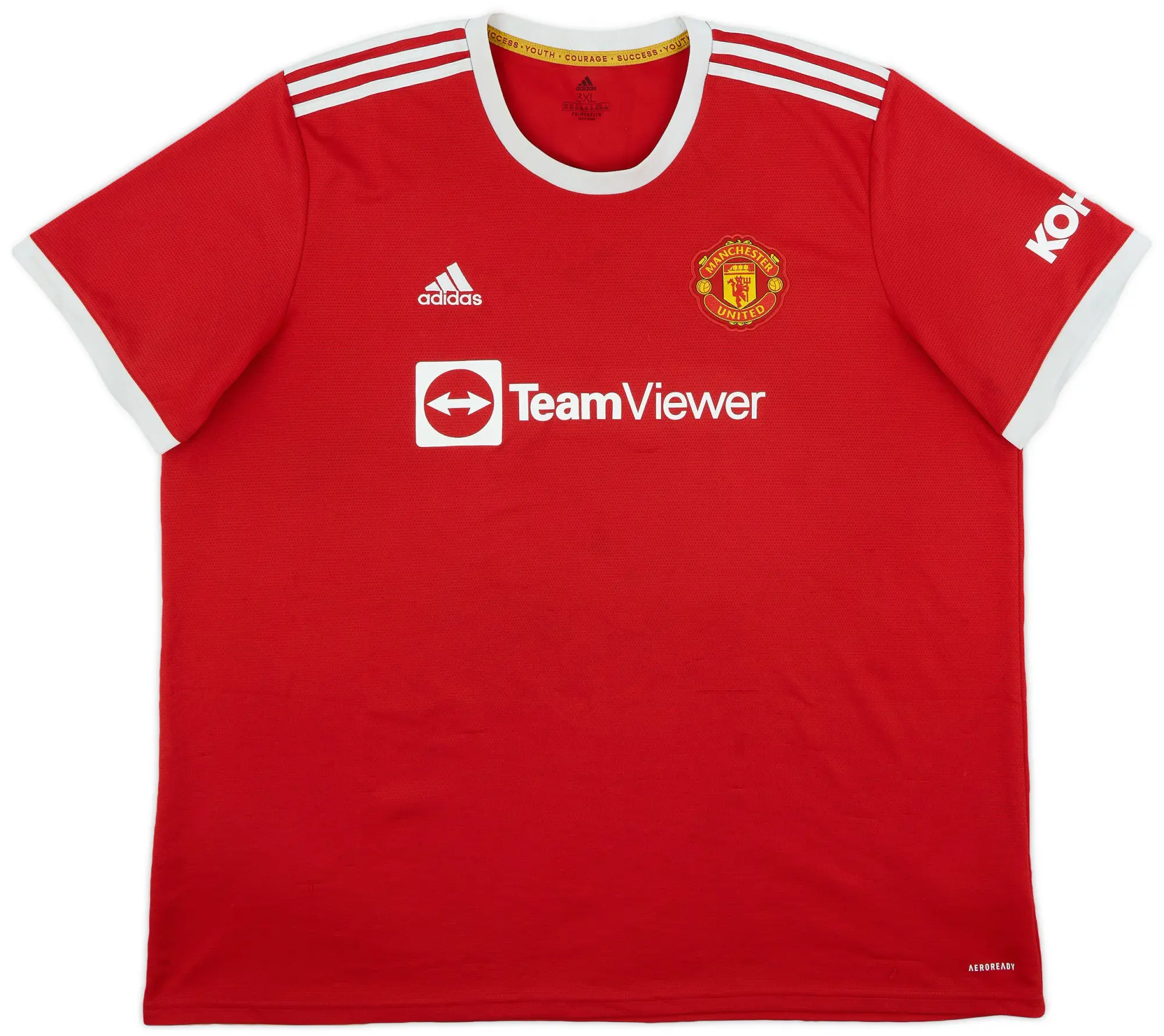 adidas 2021-22 Manchester United Home Shirt - 6/10 - (3XL)