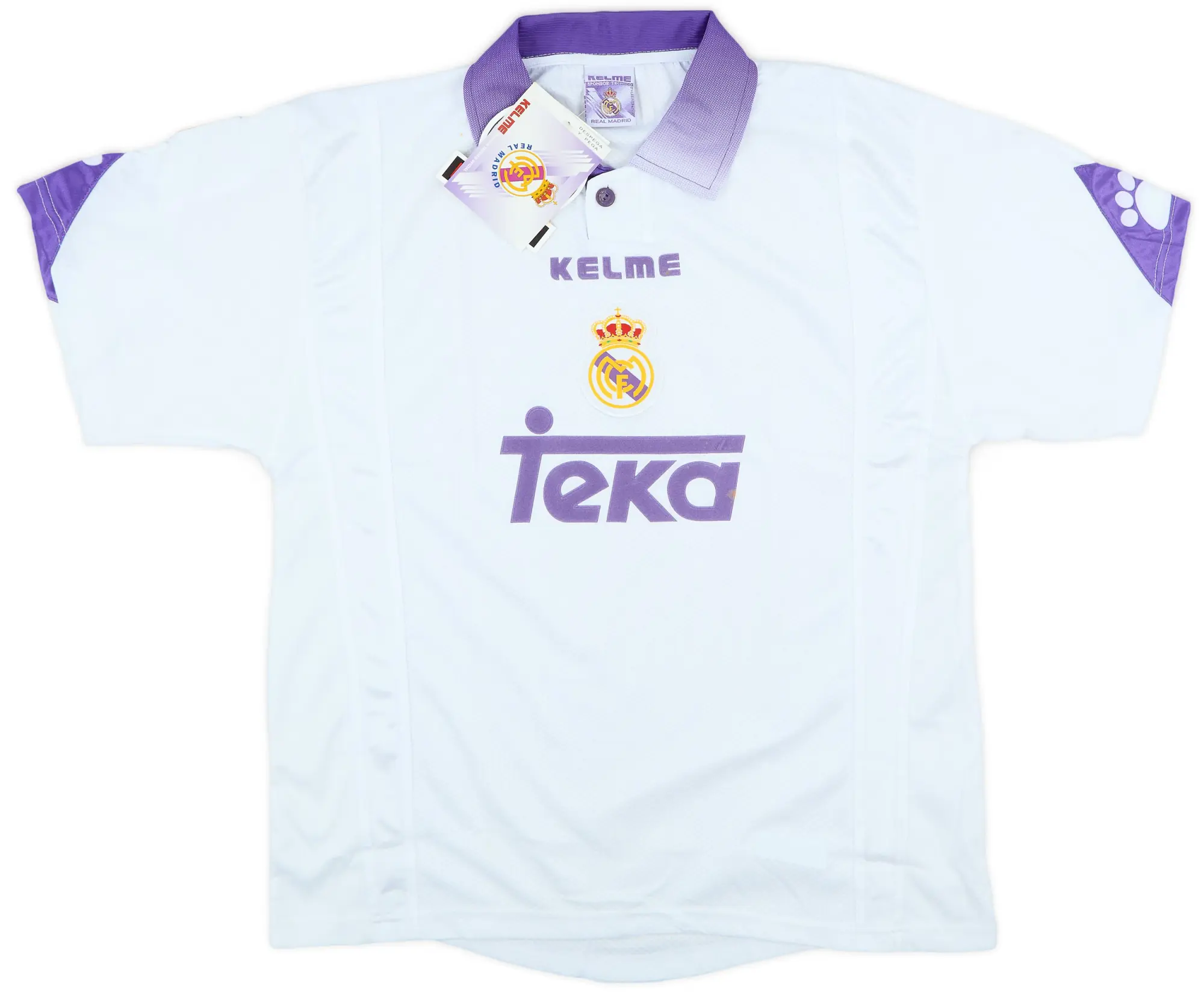 Kelme 1997-98 Real Madrid Home Shirt (L)