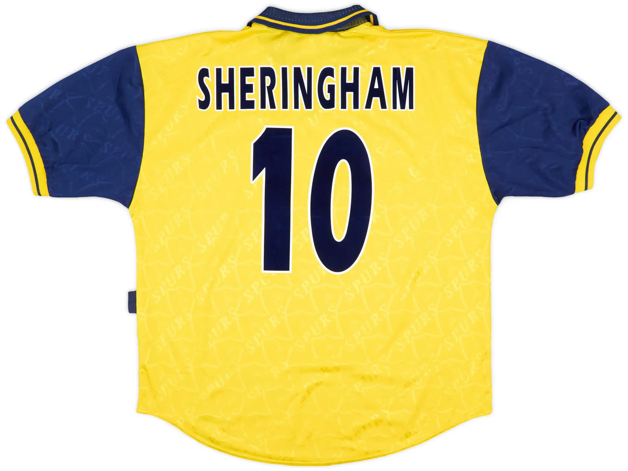 1995-97 Tottenham Third Shirt Sheringham #10 - 9/10 - (XL)