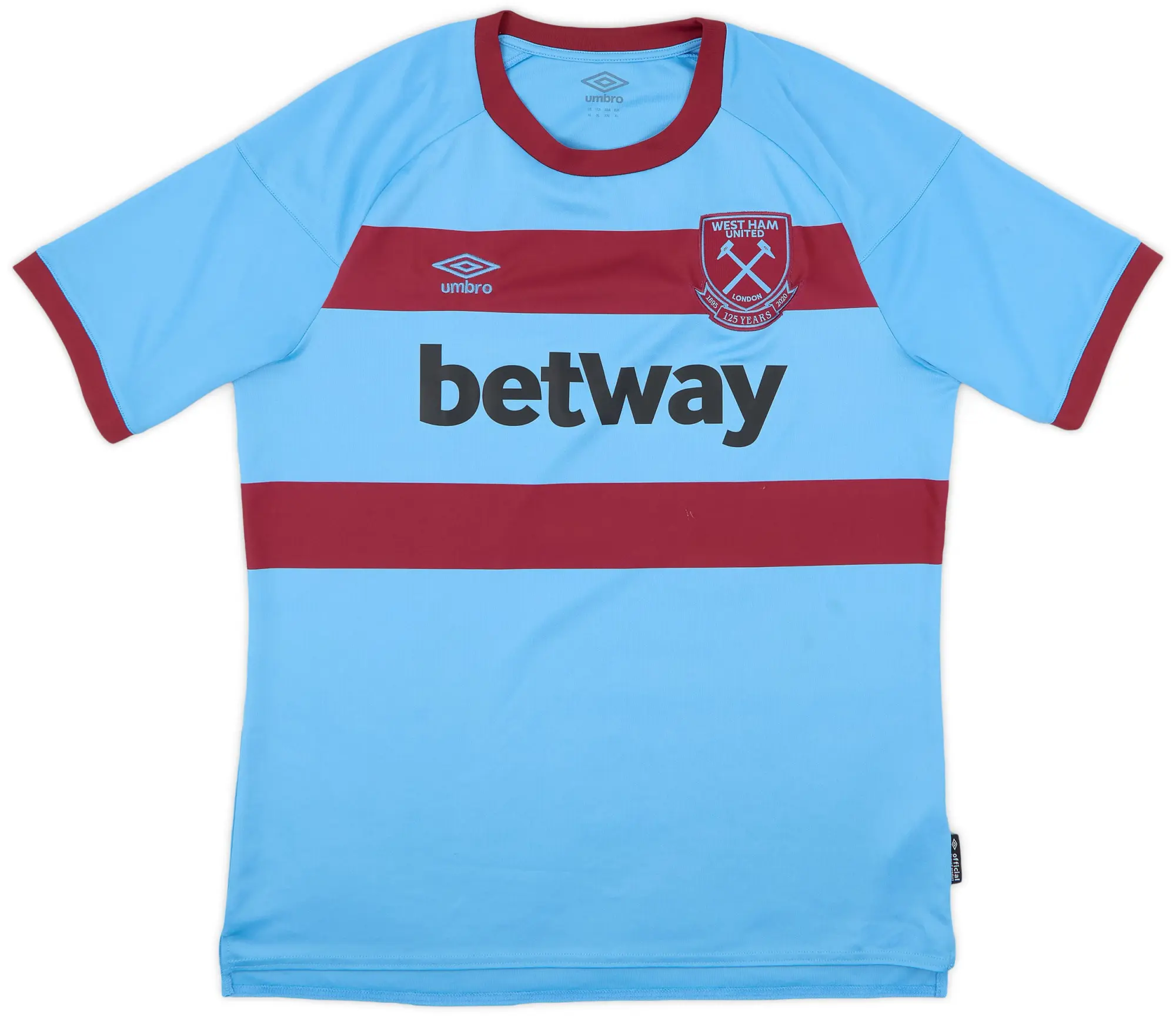 Umbro 2020-21 West Ham Away Shirt - 7/10 - (XL)