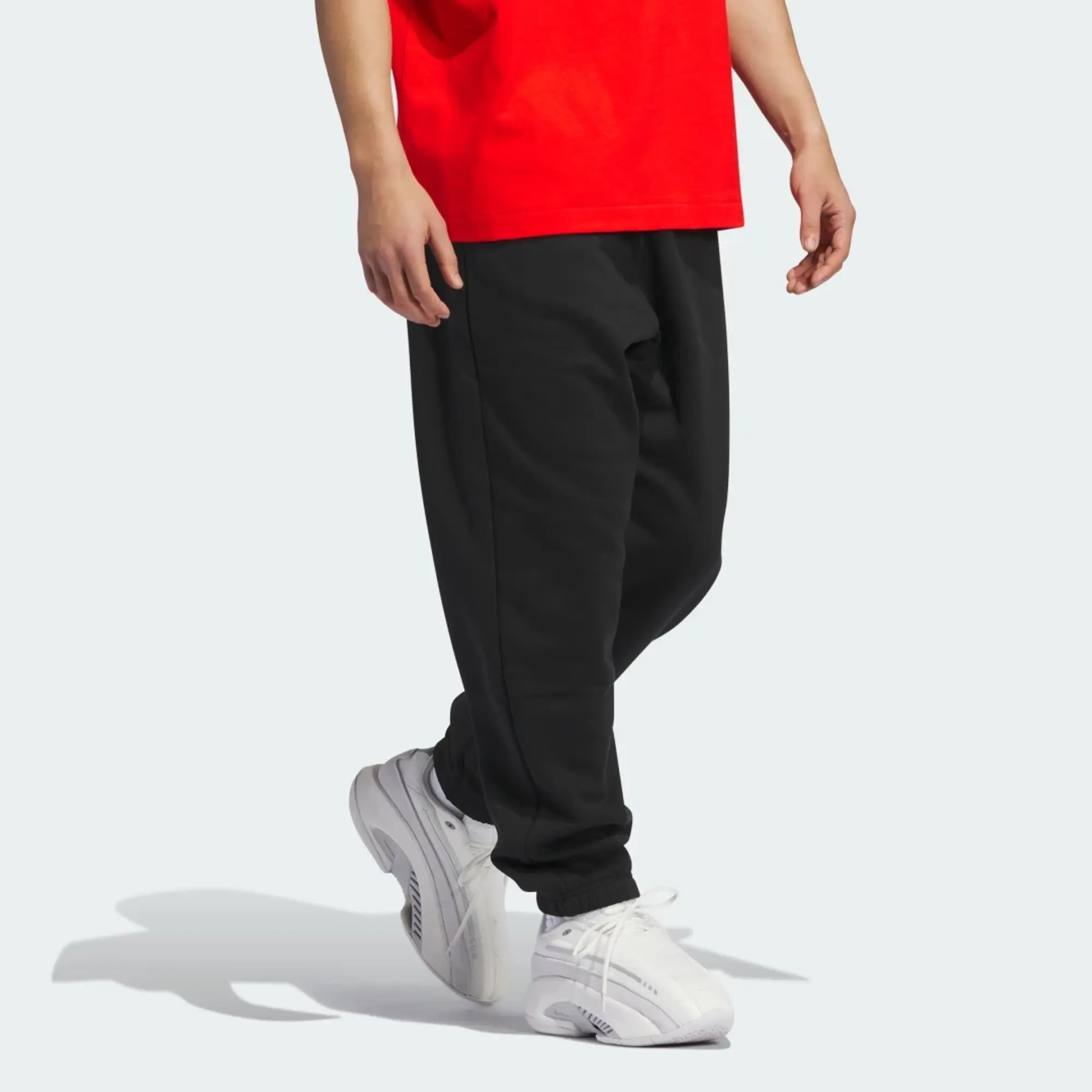 Adidas Basketball Joggers In Black