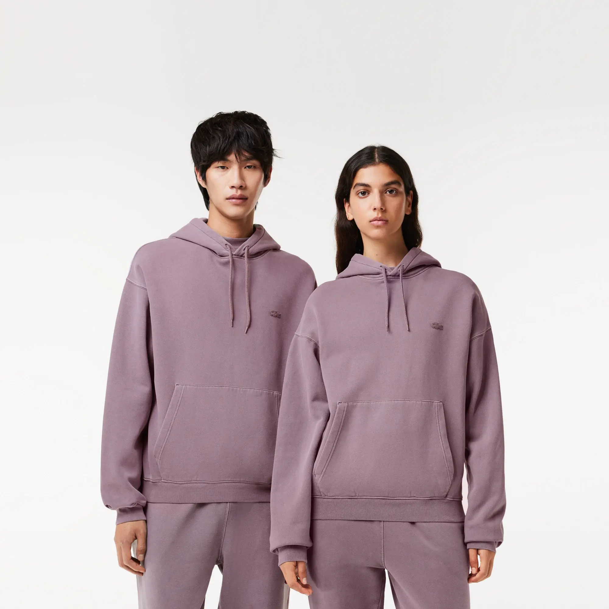 Lacoste Loose Fit Cotton Fleece Jogger Hoodie