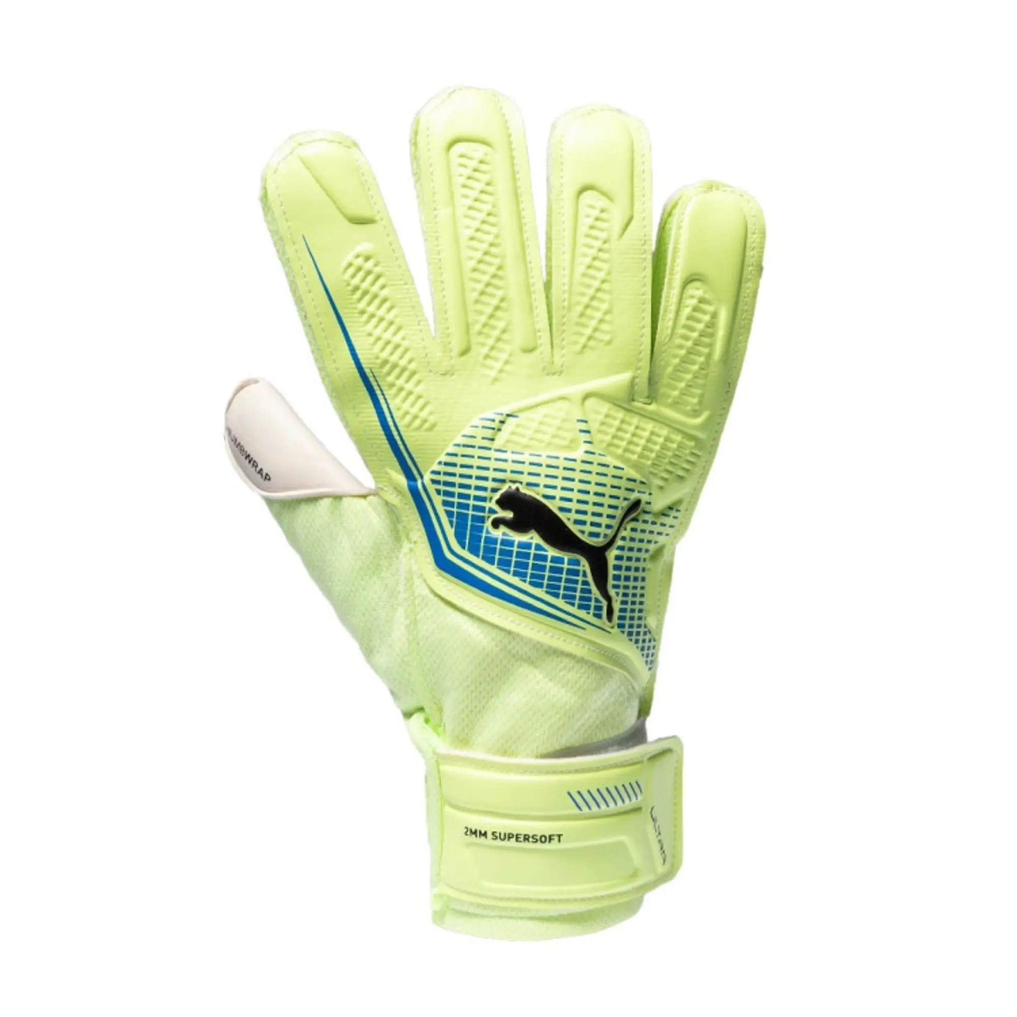 PUMA Ultra Play Rc Goalkeeper Gloves, Fizzy Apple/Bluemazing