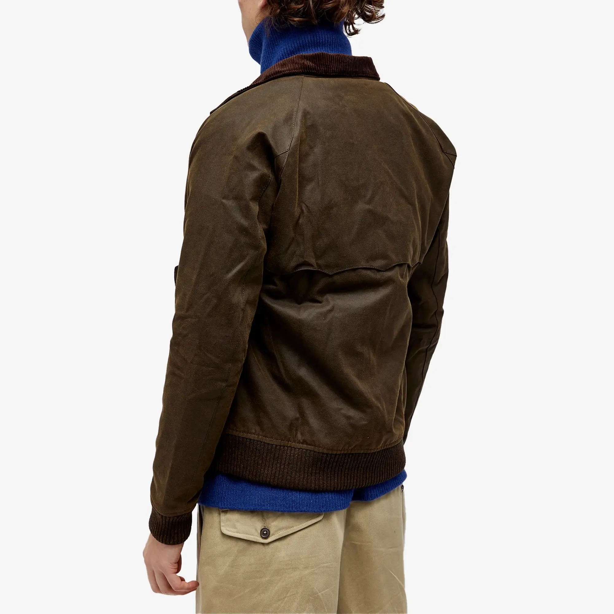 Barbour G9 Wax Jacket - Olive