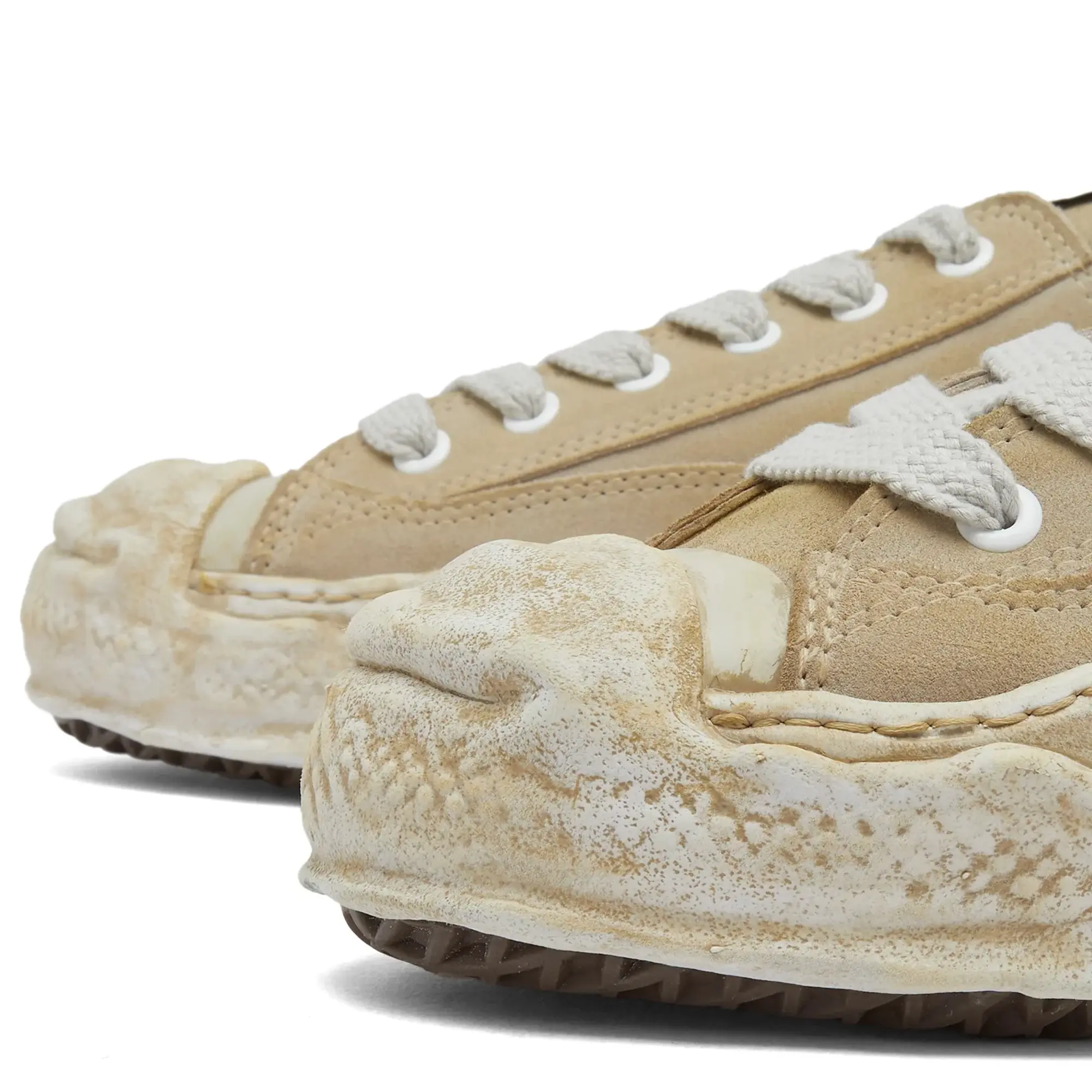 Maison MIHARA YASUHIRO Hank Original Low Suede Sneaker White