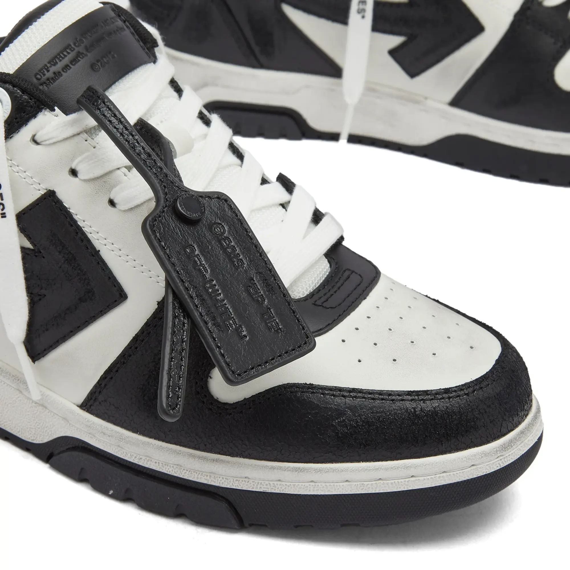 Off-White Off White CO Virgil Abloh Out Of Office Vintage Leather - White - Bl