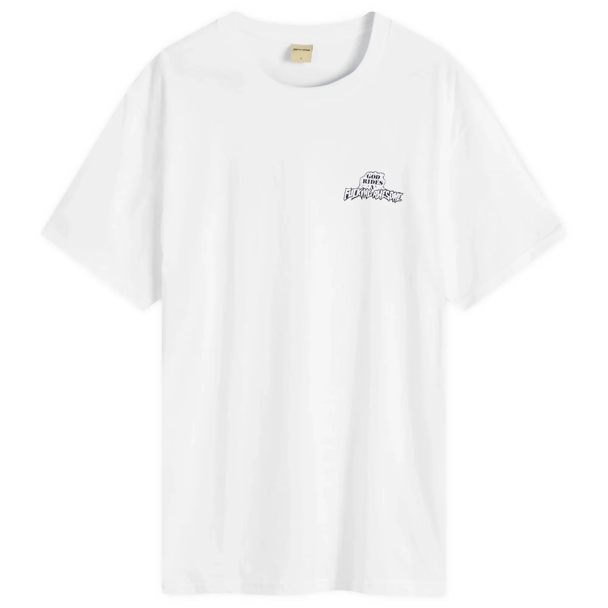 Fucking Awesome Men's God Rides T-Shirt White