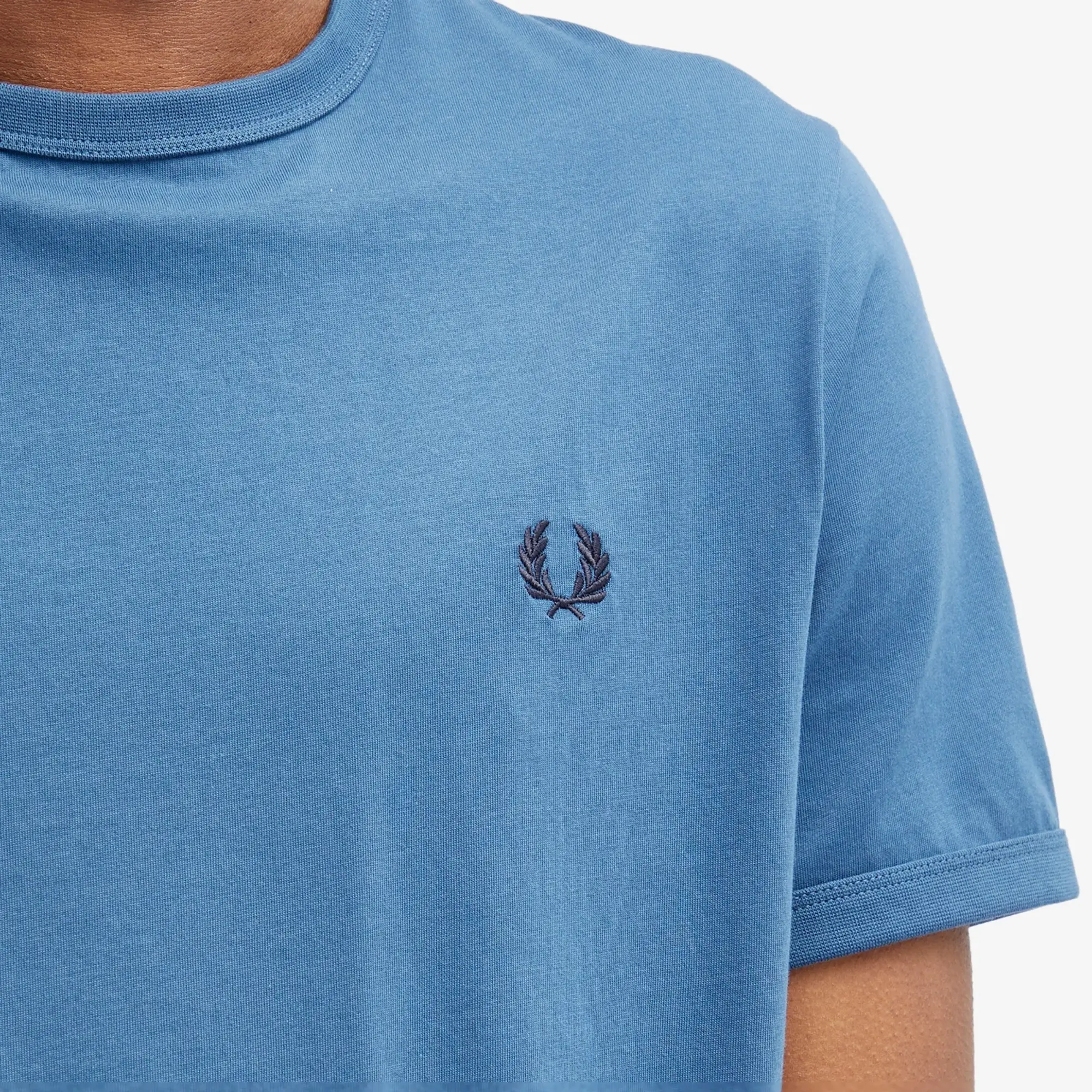 Fred Perry Men's Ringer T-Shirt Midnight Blue