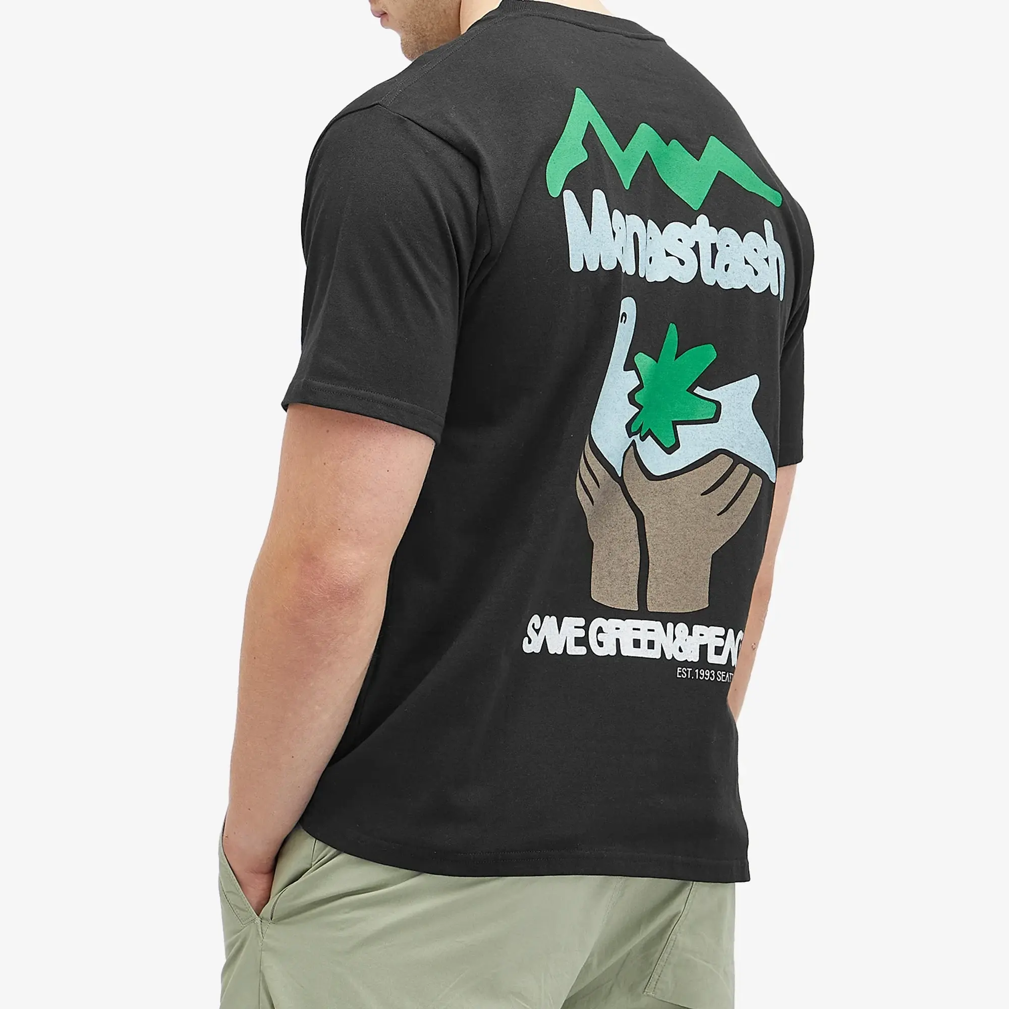 Manastash Men's Pigeon T-Shirt Black
