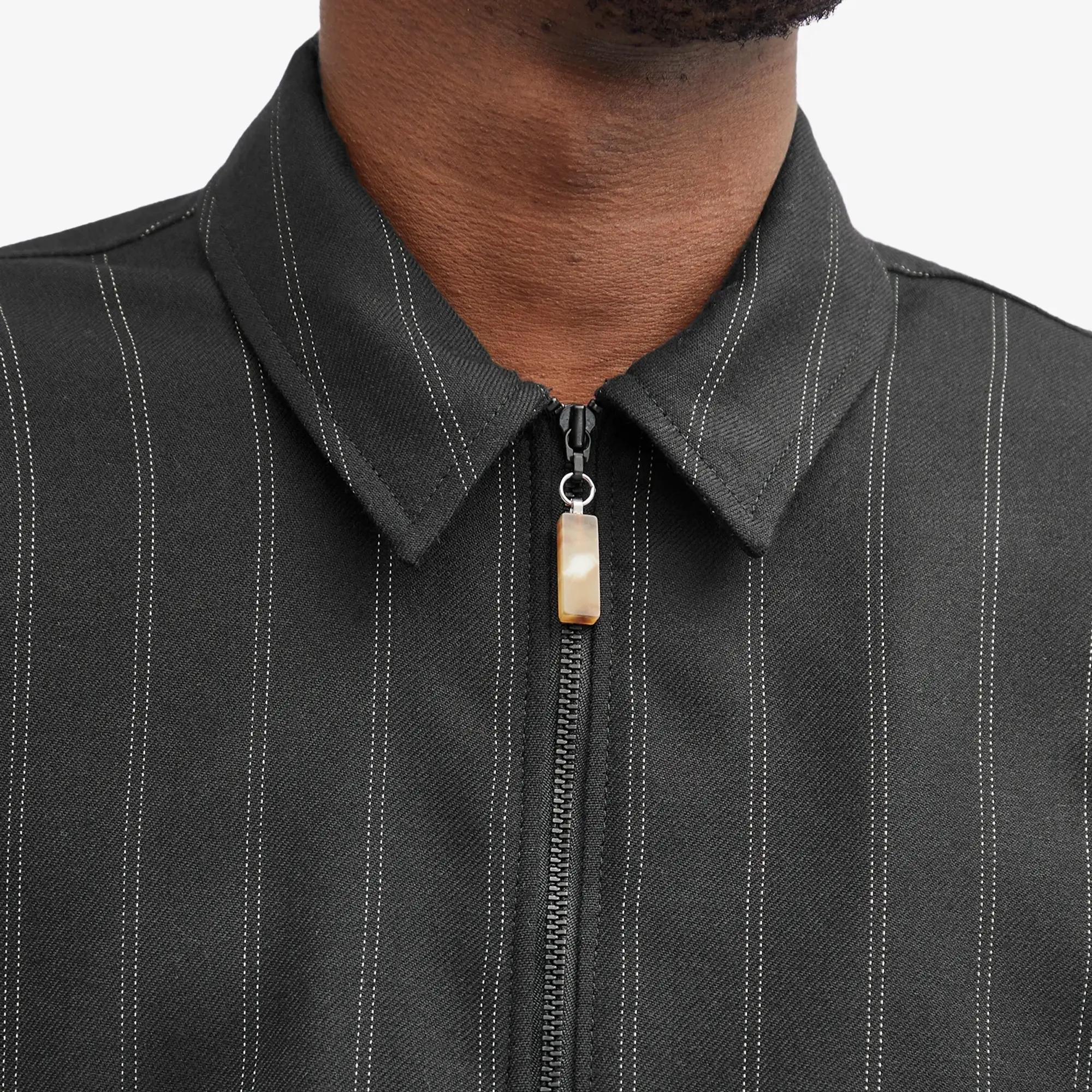 Soulland Men's Derry Zip Shirt Jacket Black