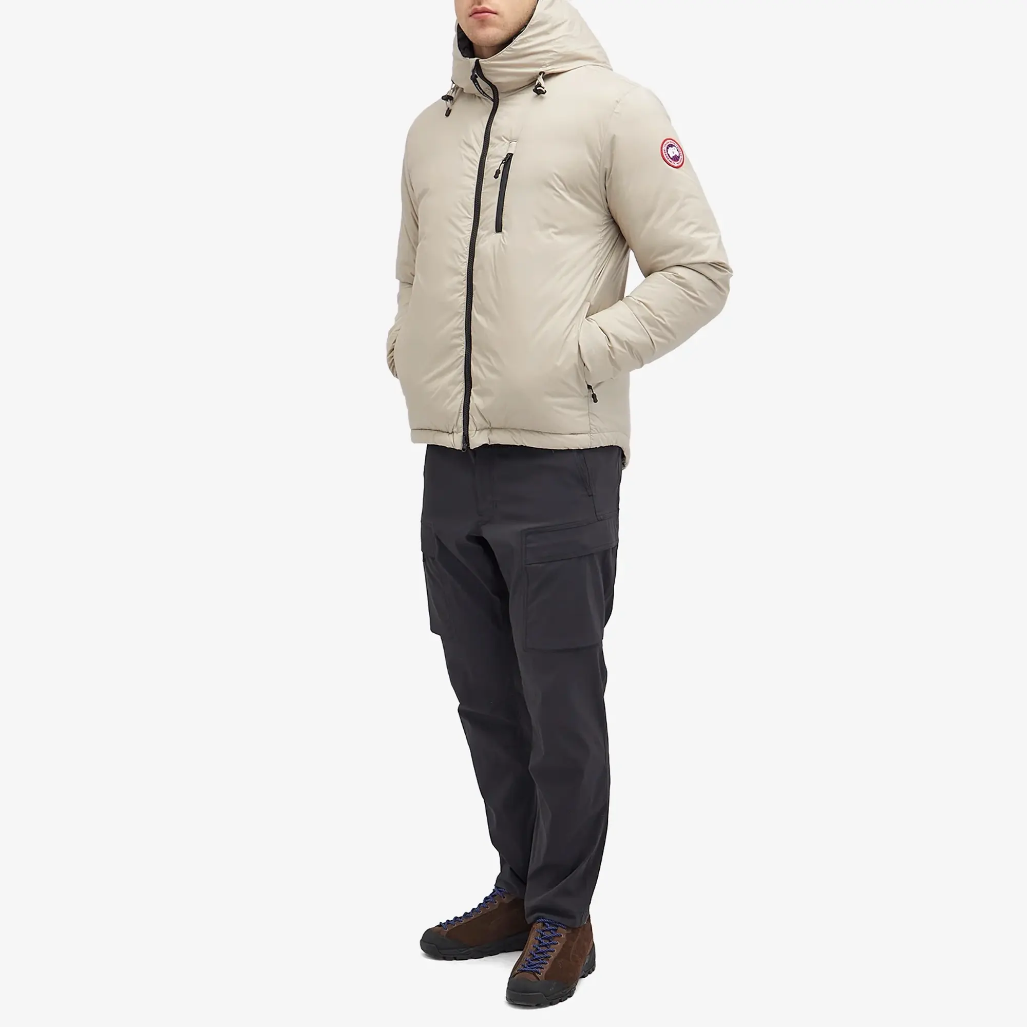 Canada Goose Men's Lodge Hooded Jacket Limestone