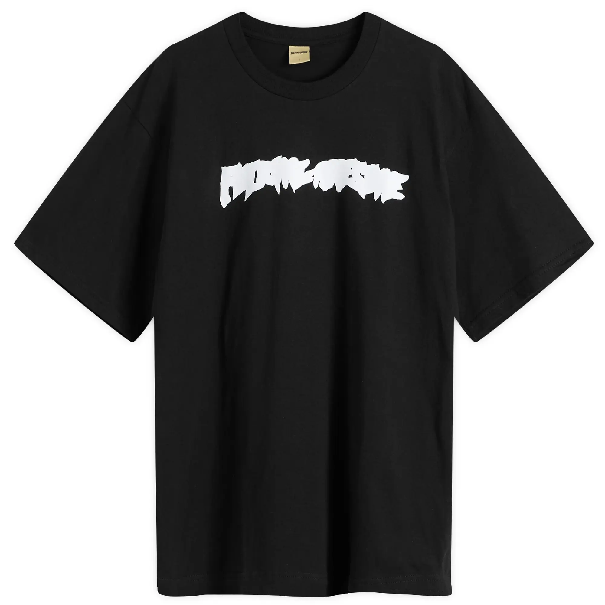 Fucking Awesome Men's Ink Trap Stamp Logo T-Shirt Black