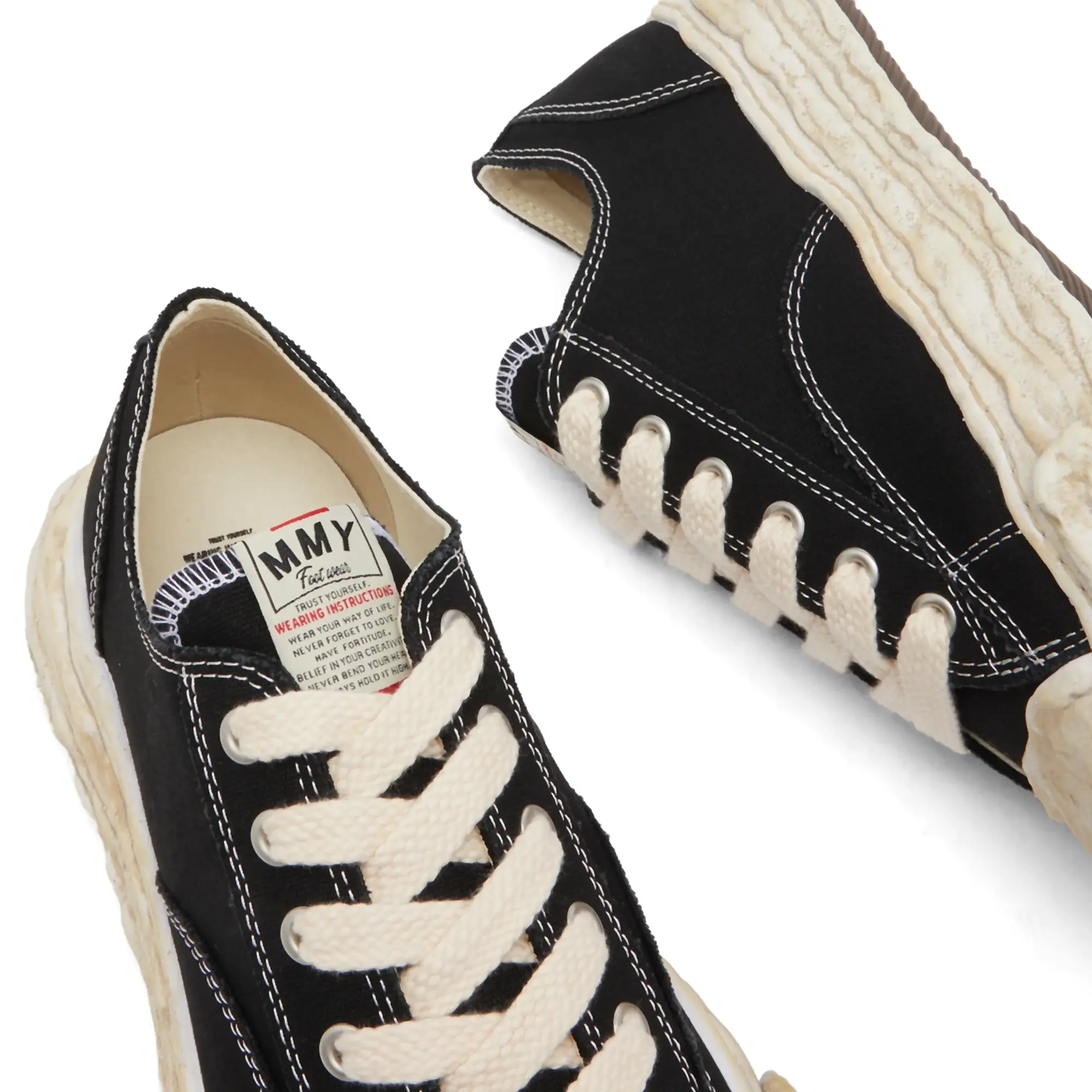 Maison MIHARA YASUHIRO Peterson 23 Original Vintage Low Canv Black