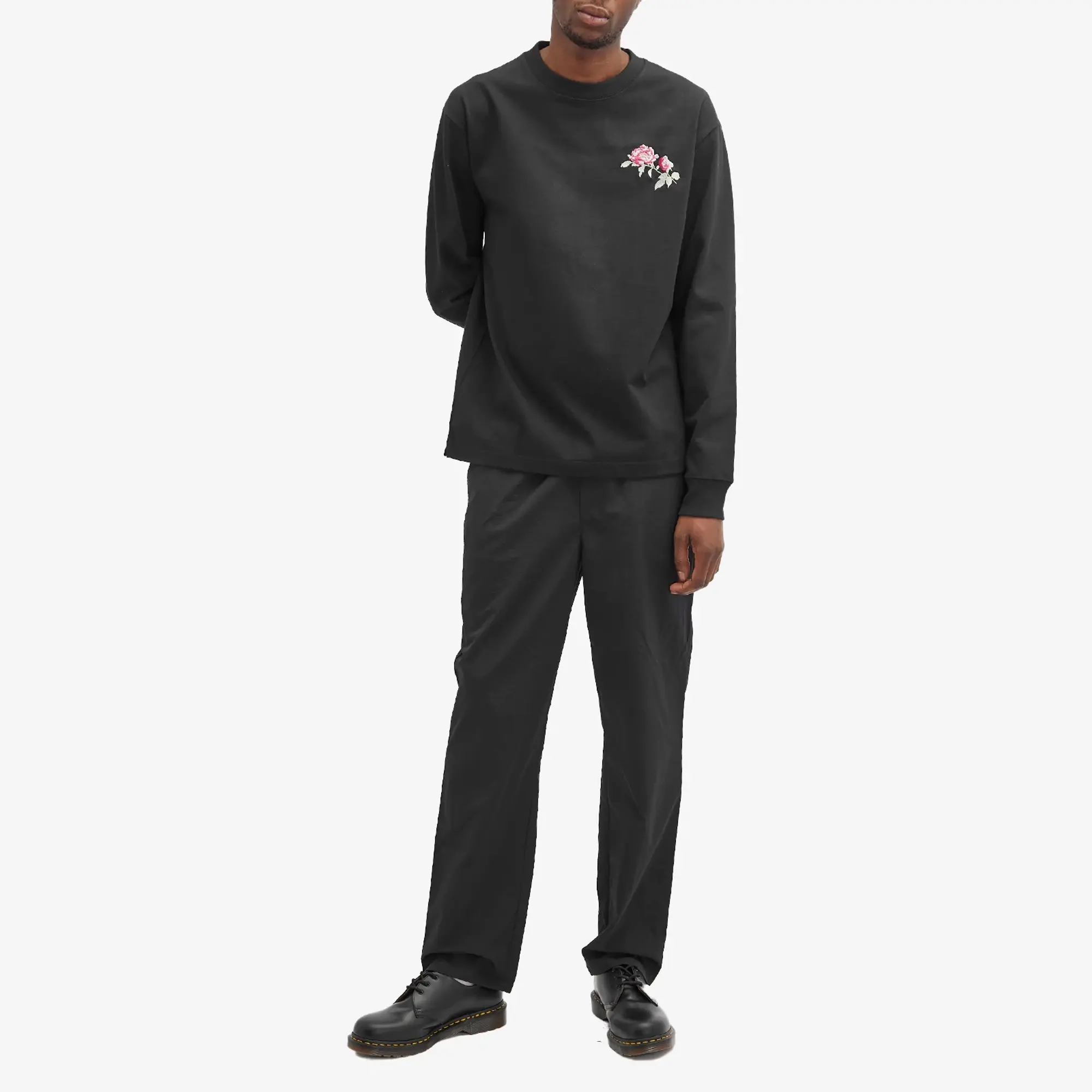 Soulland Men's x Erik Ellington Pepe Long Sleeve T-Shirt Black
