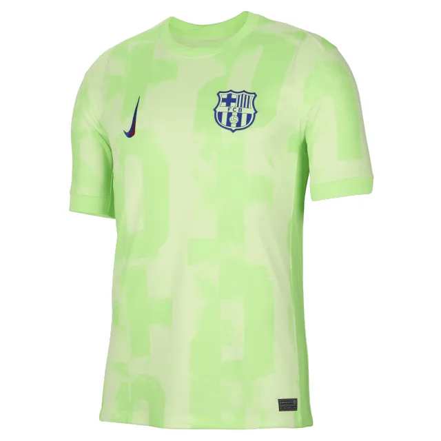 Nike FC Barcelona シャツ　ネイビー/ライム Nike FC Barcelona シャツ ネイビー/ライム NIKE ナイキ FCバルセロナ