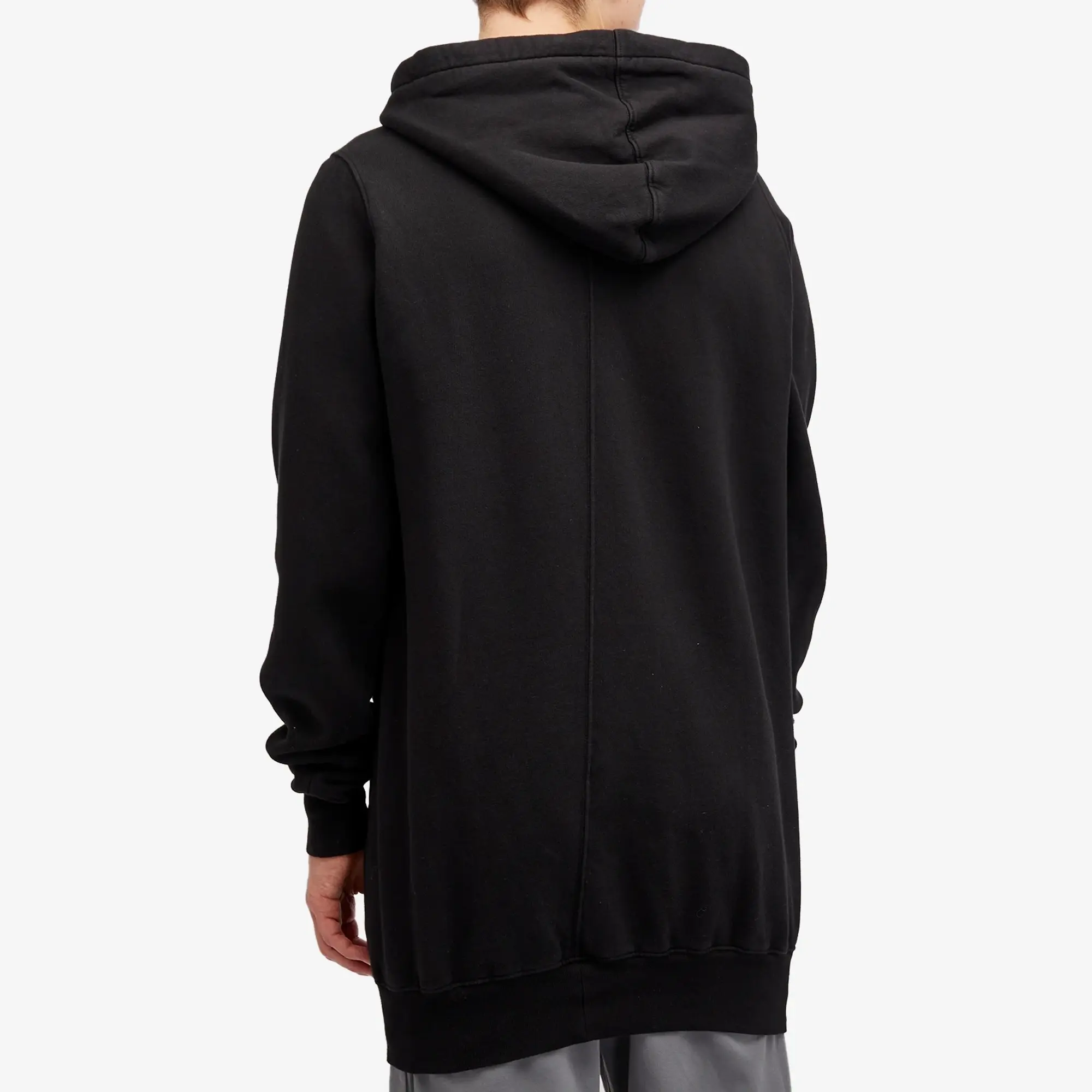 Rick Owens Men's Porterville Popover Hoodie Black/Pearl