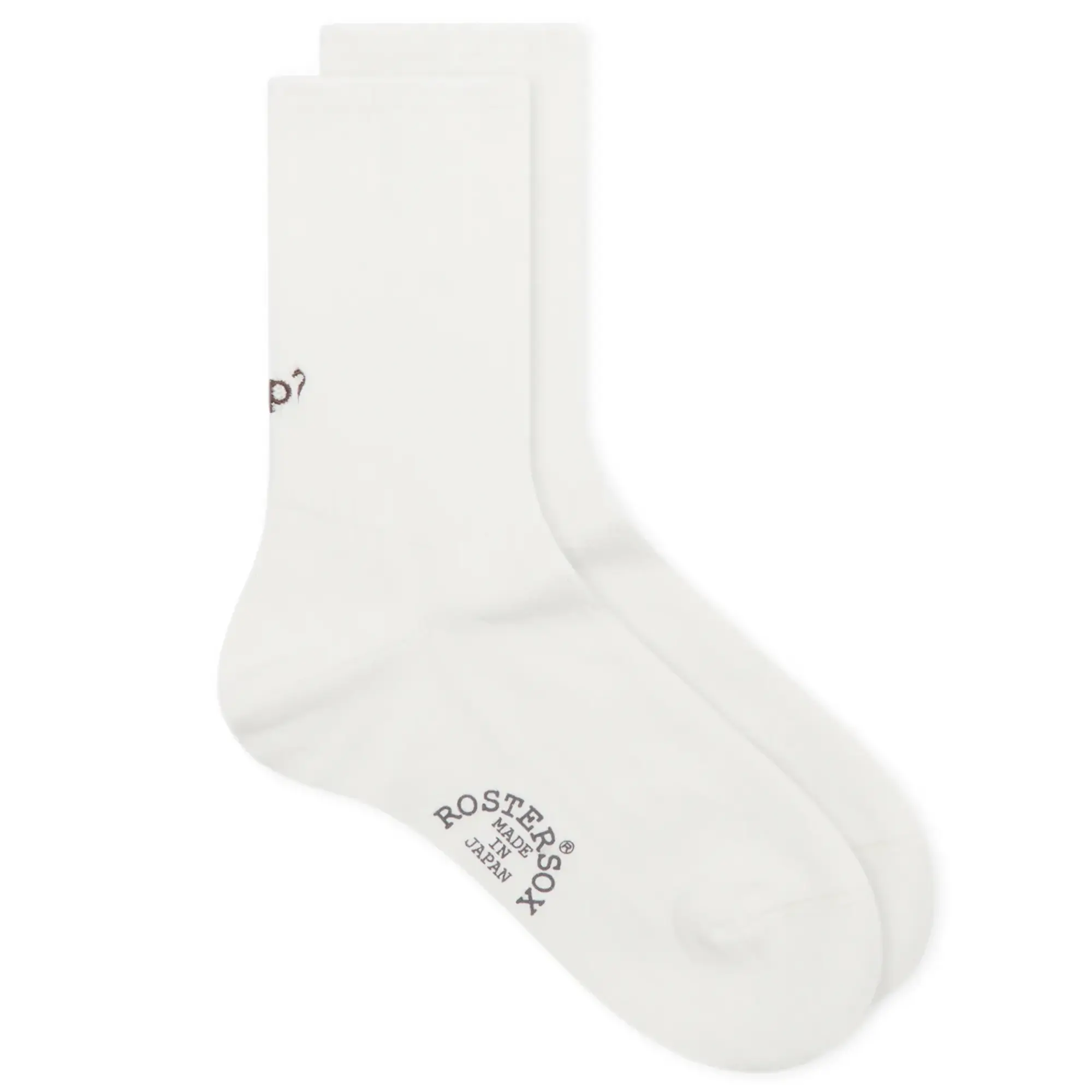 Rostersox What's Up Socks White