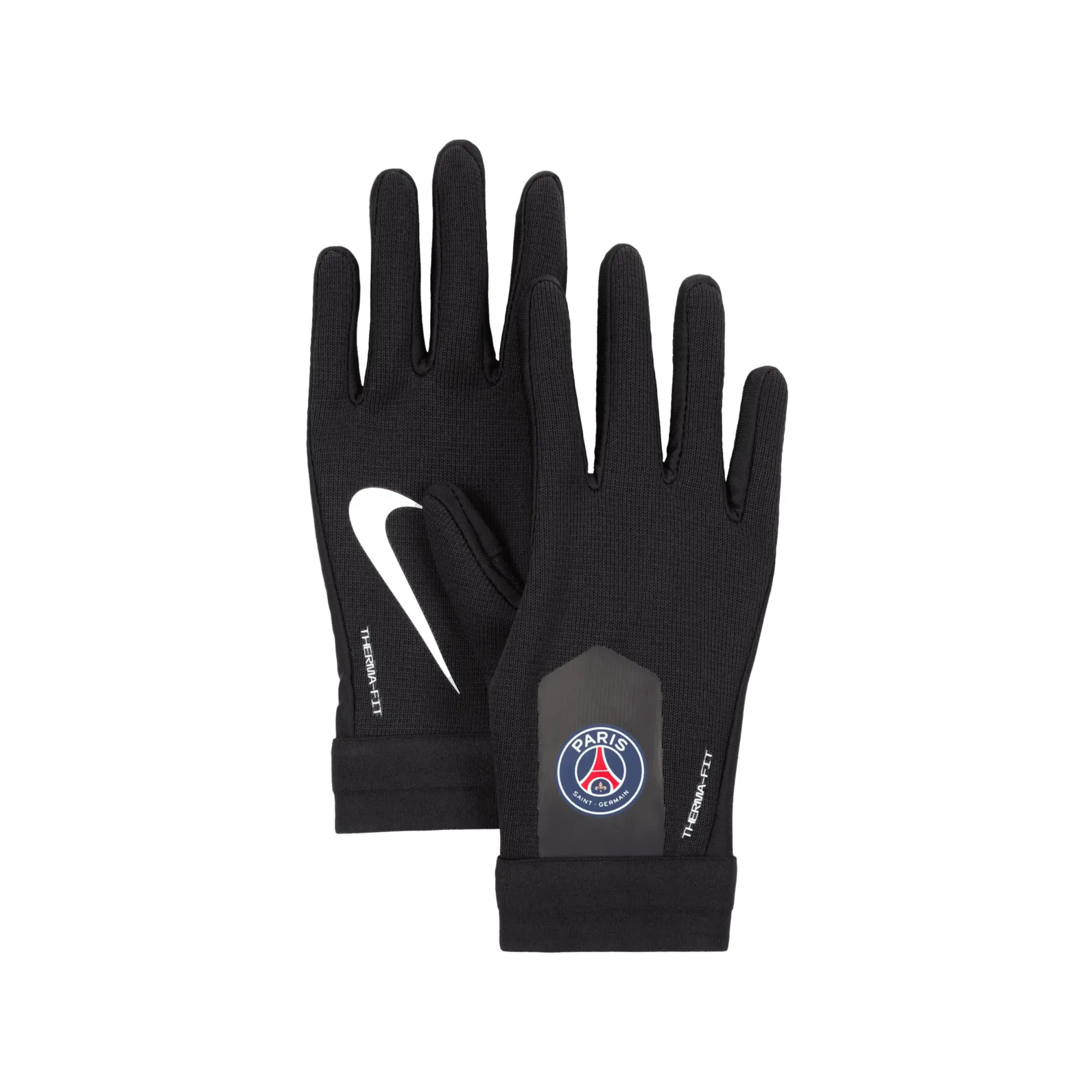 Paris Saint-Germain Academy Older Kids' Nike Therma-FIT Football Gloves - Black