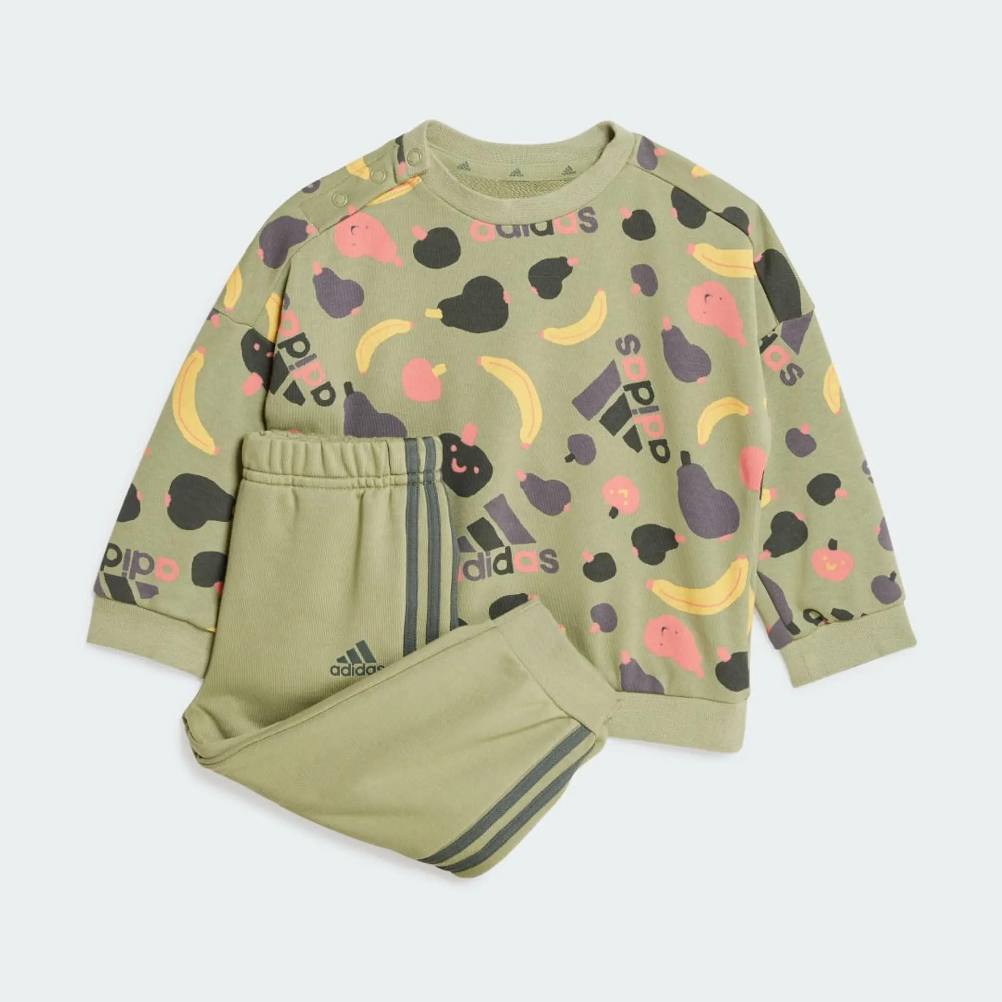 adidas Essentials Allover Print Jogger Set Kids