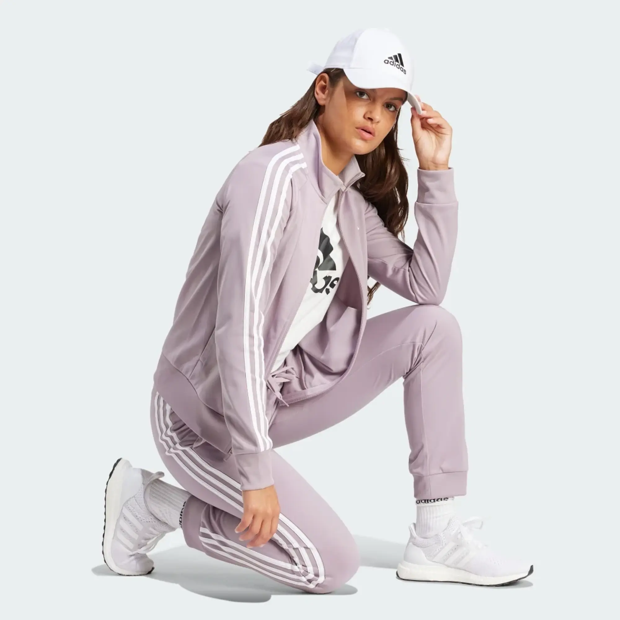 adidas Primegreen Essentials Warm-Up Slim 3-Stripes Track Jacket