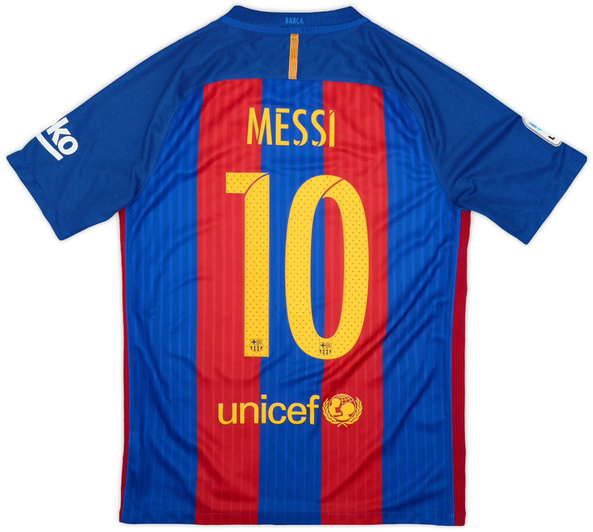 Nike 2016-17 Barcelona Home Shirt Messi #10 - 9/10 - (S)