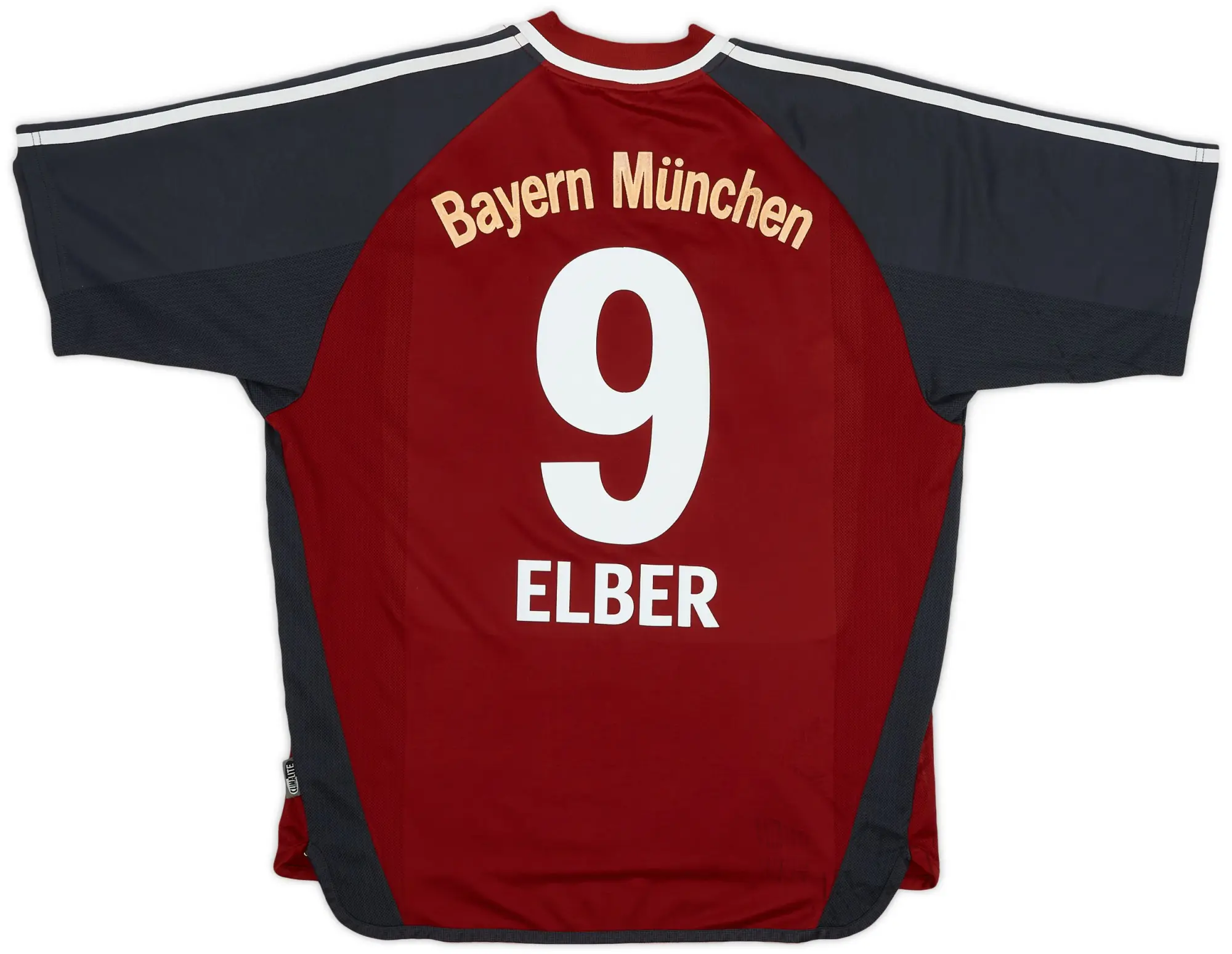 adidas 2001-02 Bayern Munich Home Shirt Elber #9 - 5/10 - (L)