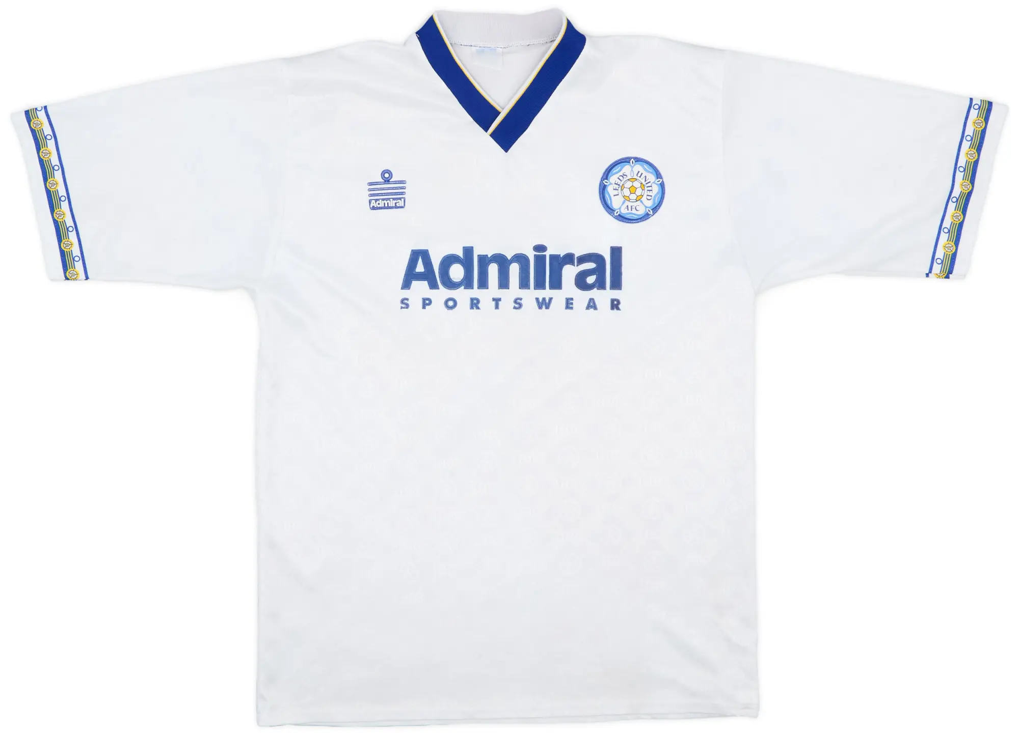 Admiral 1992-93 Leeds United Home Shirt - 8/10 - (L)