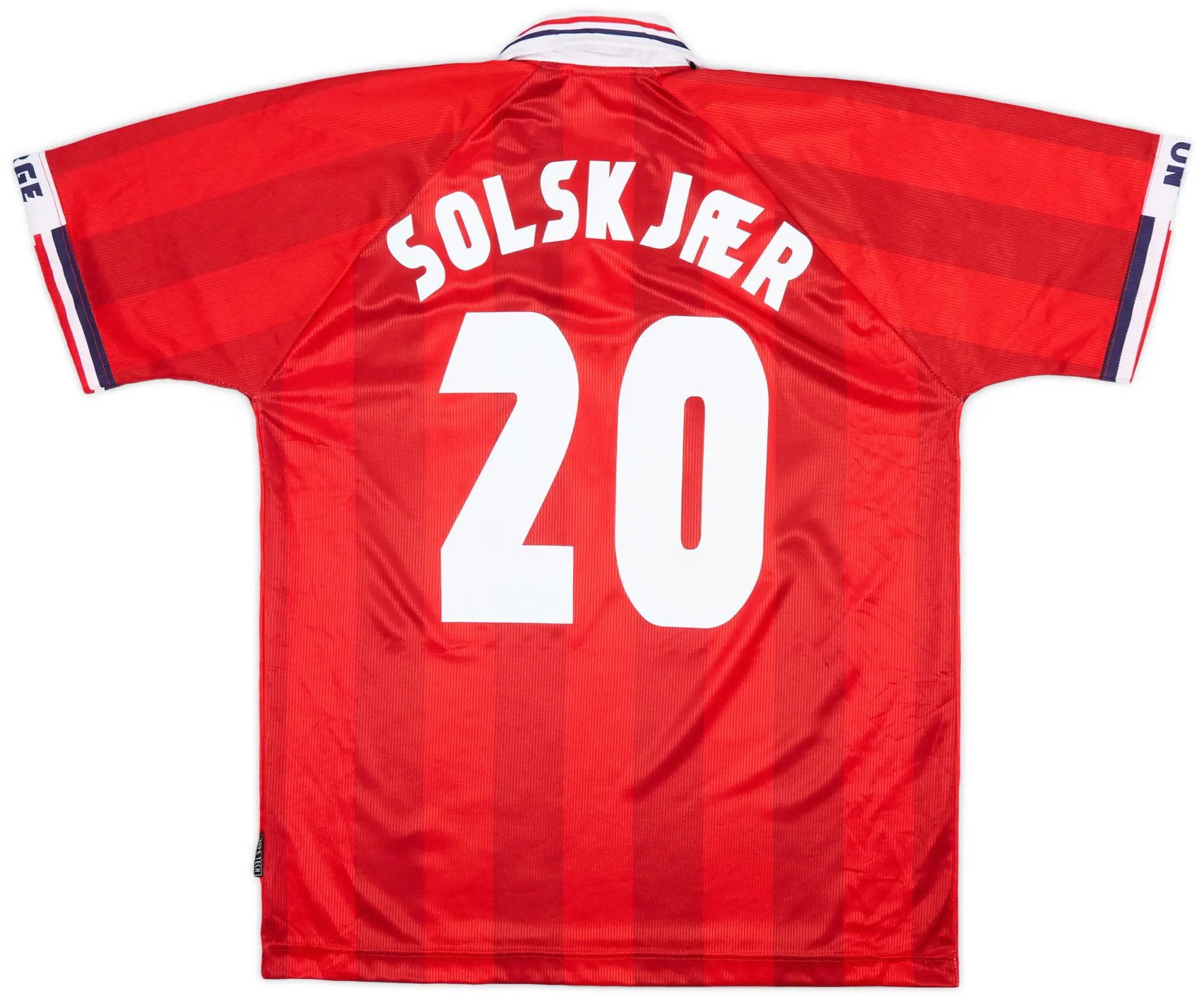 Umbro 1998-00 Norway Home Shirt Solskjaer #20 - 8/10 - (XL)