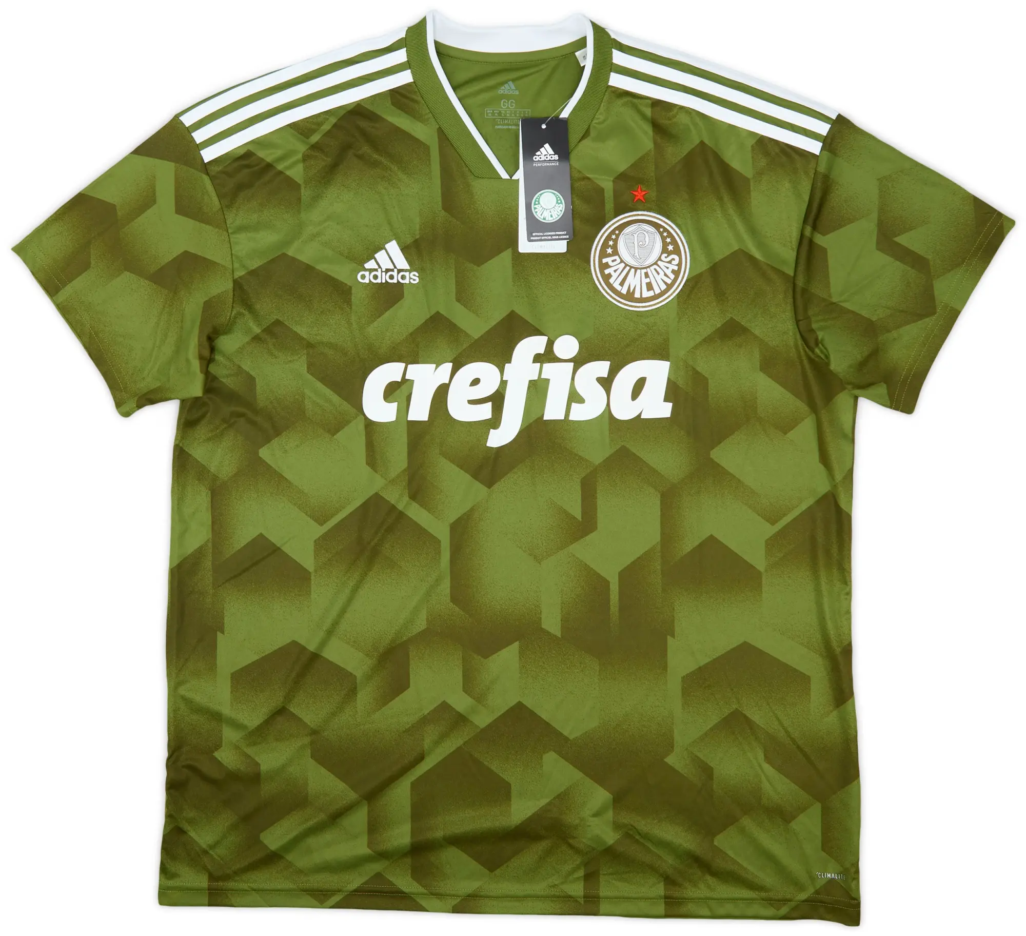 adidas Palmeiras Mens SS Third Shirt 2018/19