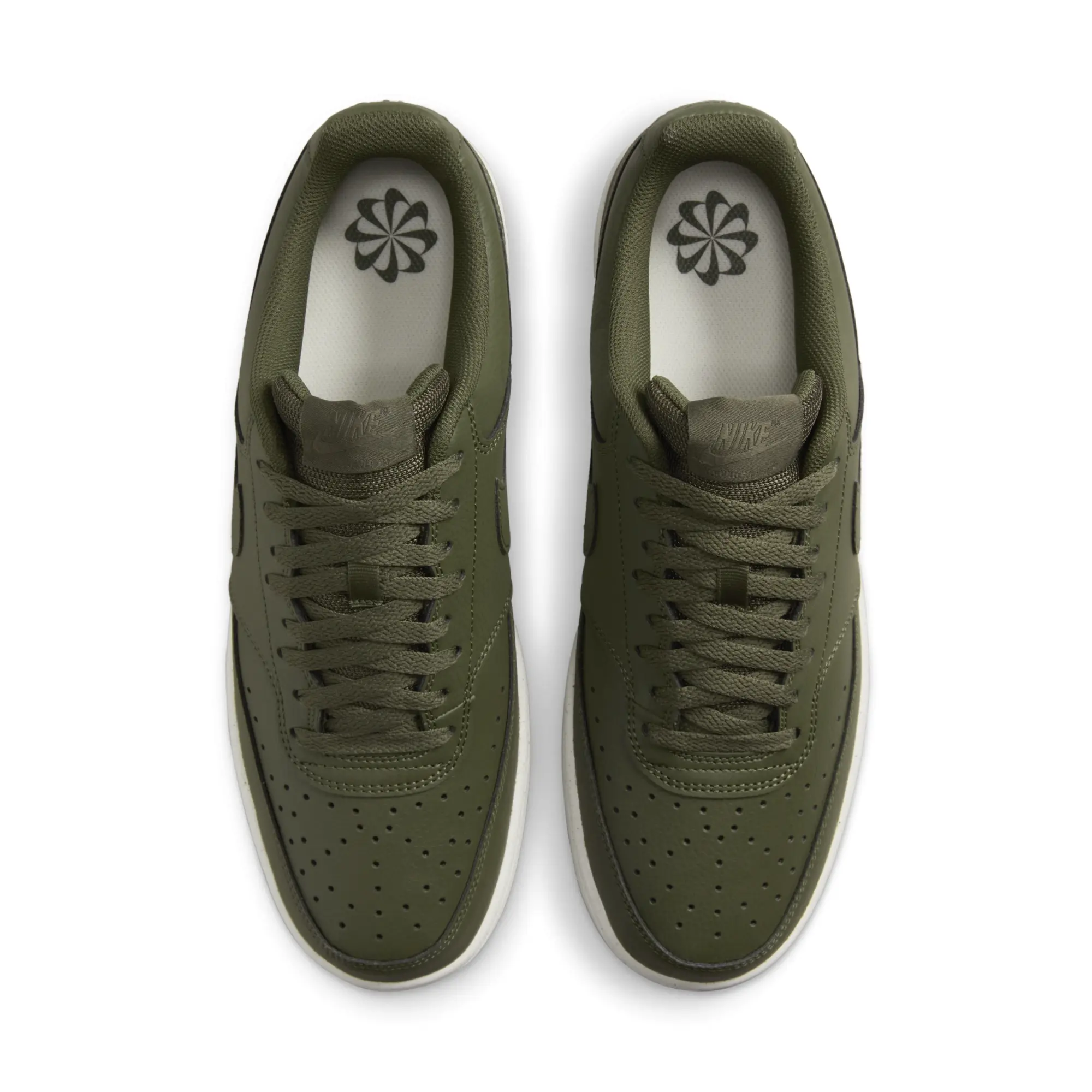 Nike court vision trainers in khaki