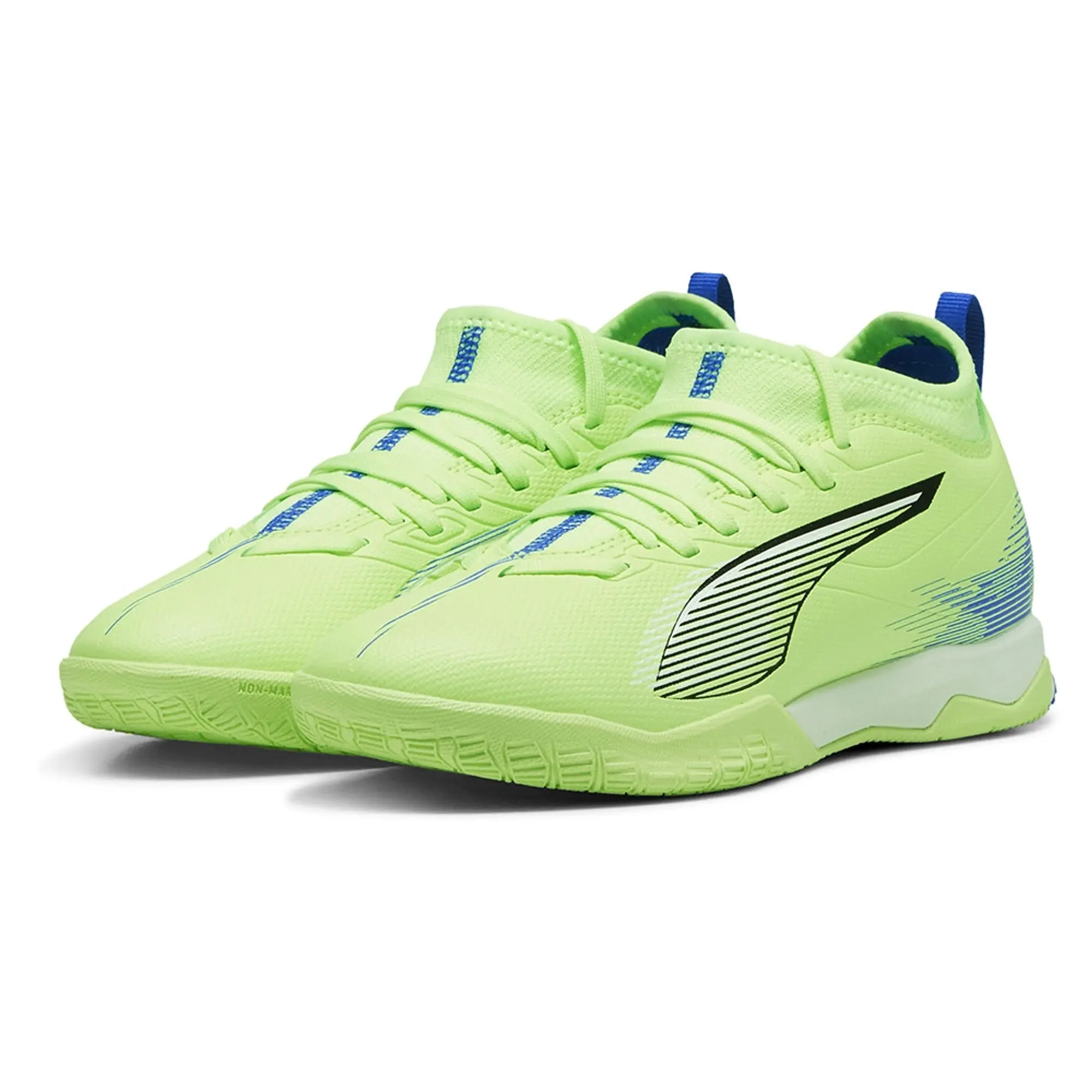 Puma Ultra 5 Match It + Mid Lights Out - Fizzy Apple/Puma White/Bluemazing Kids - ['Green']