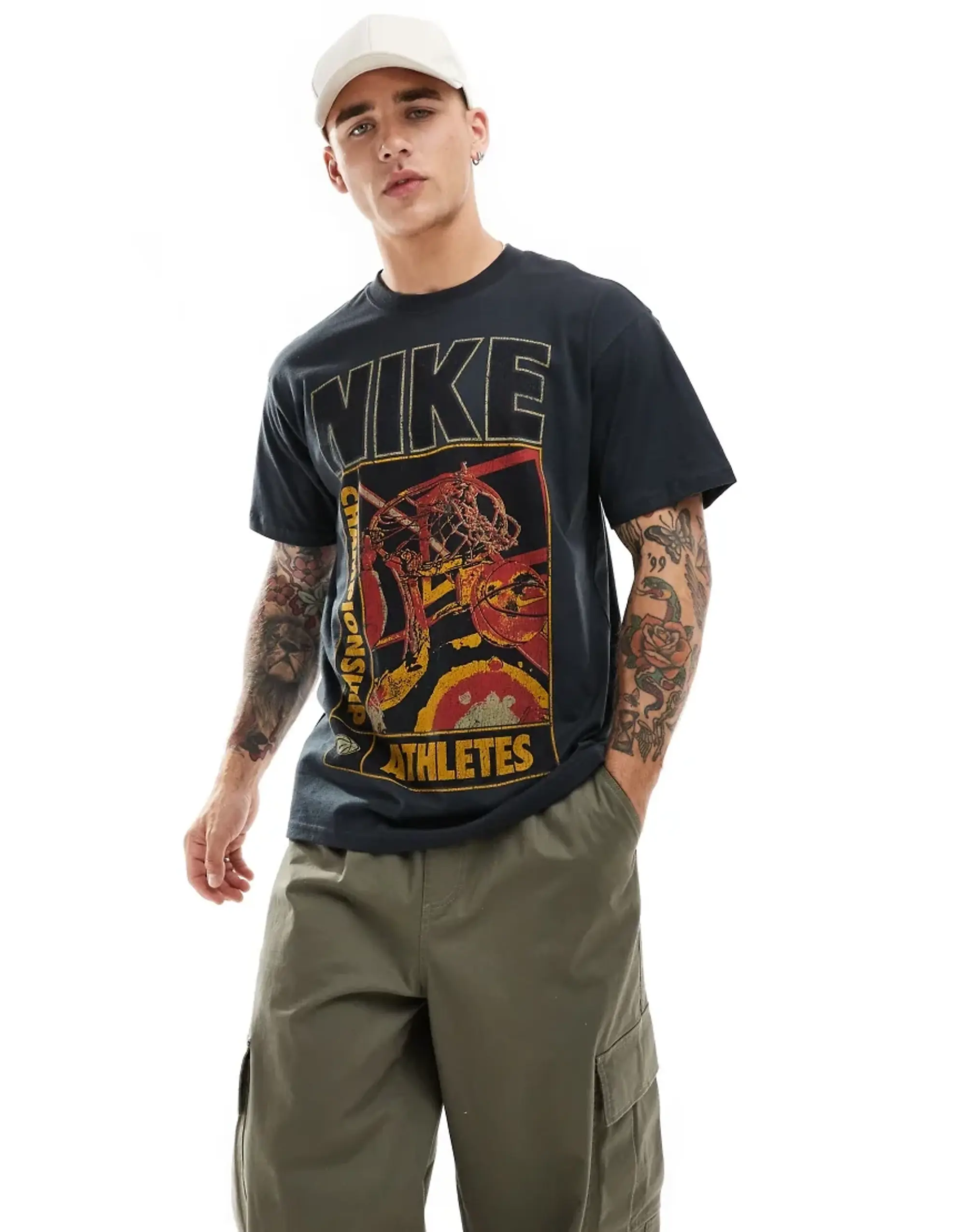 Nike Championship Graphic T-Shirt In Black