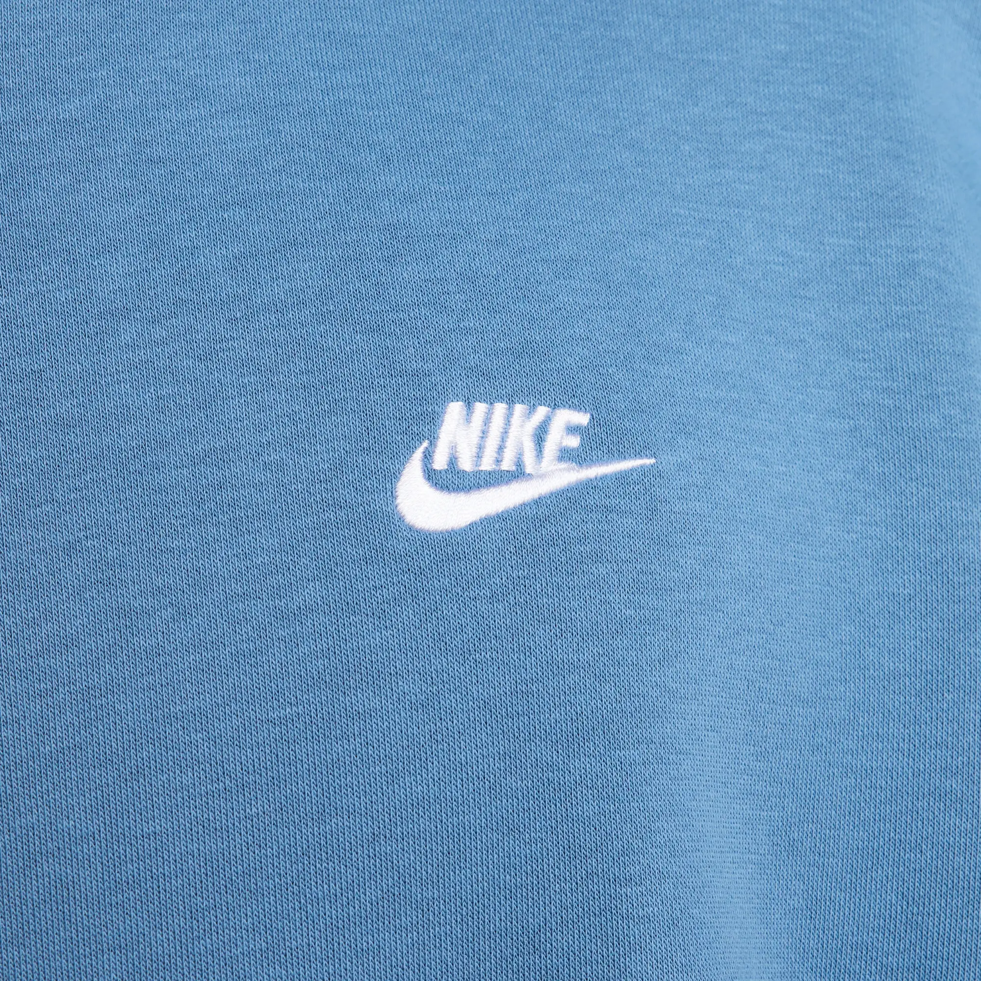 Nike Sportswear Club Men's Oversized Fleece Crew-Neck Sweatshirt - Blue - Cotton/Polyester