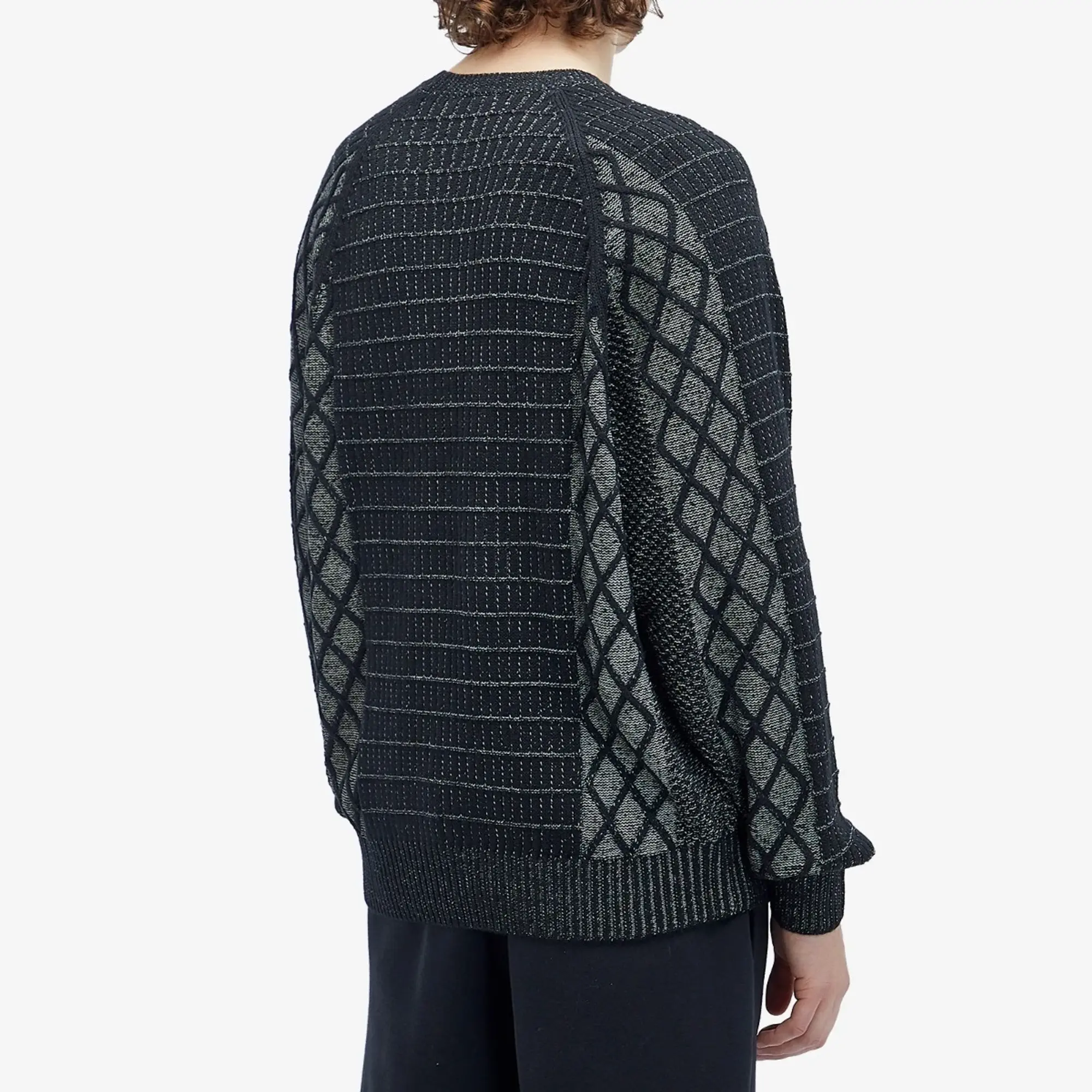 Nike Men's Apparel Tech Sweater Black/Silver