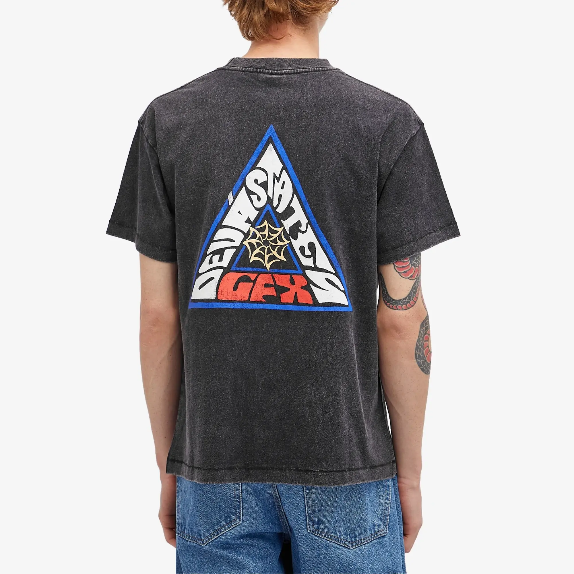Deva States Men's Buzzsaw T-Shirt Washed Black