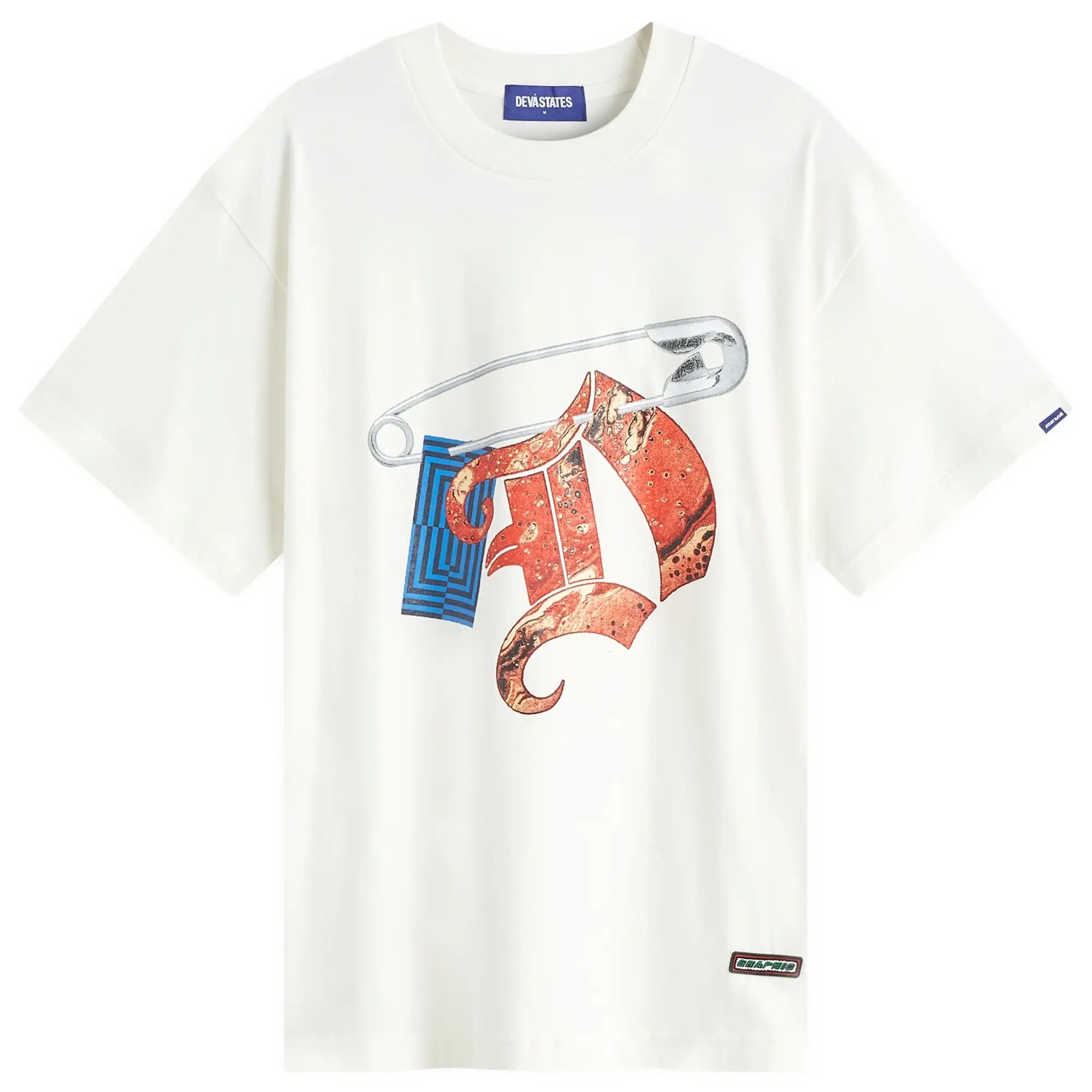 Deva States Men's Micro T-Shirt Off White