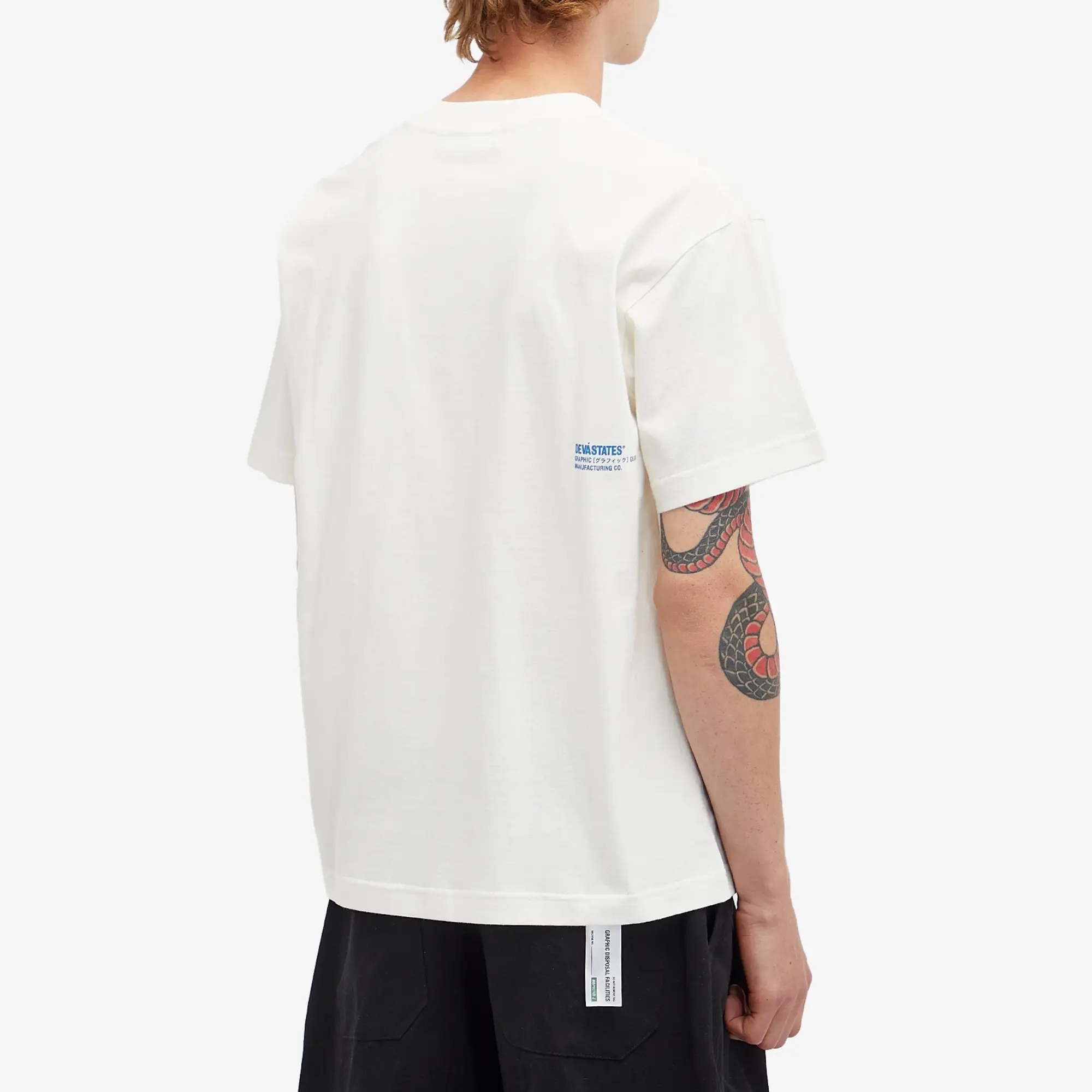 Deva States Men's Micro T-Shirt Off White