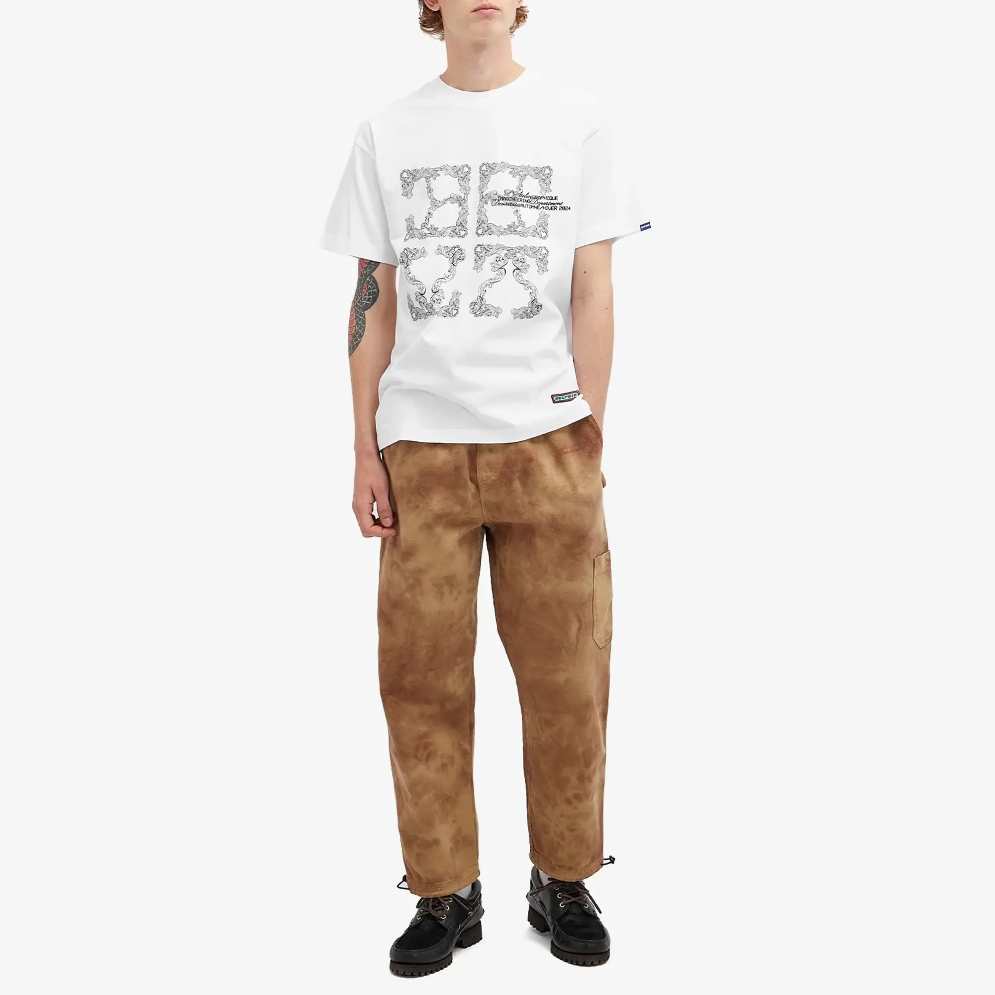 Deva States Men's Cartouche T-Shirt White