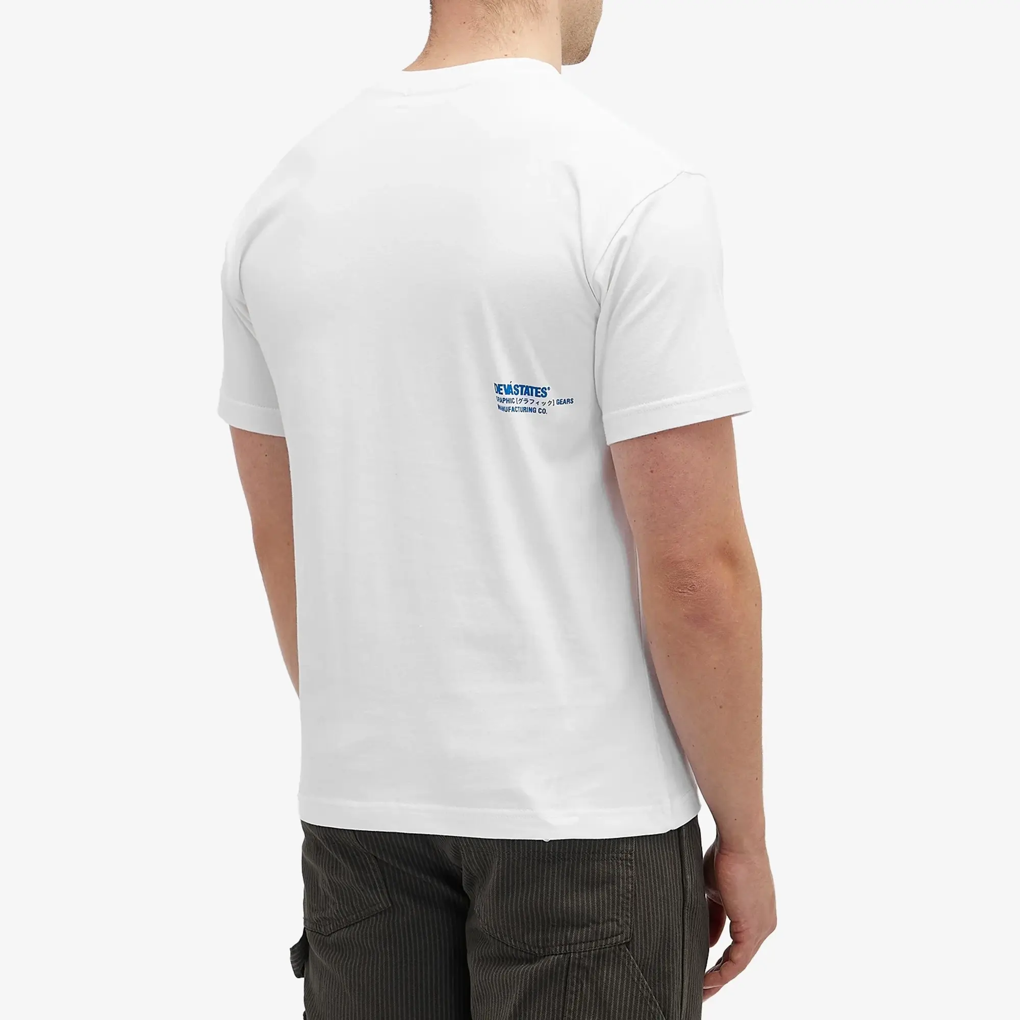 Deva States Men's Overlay Logo T-Shirt White