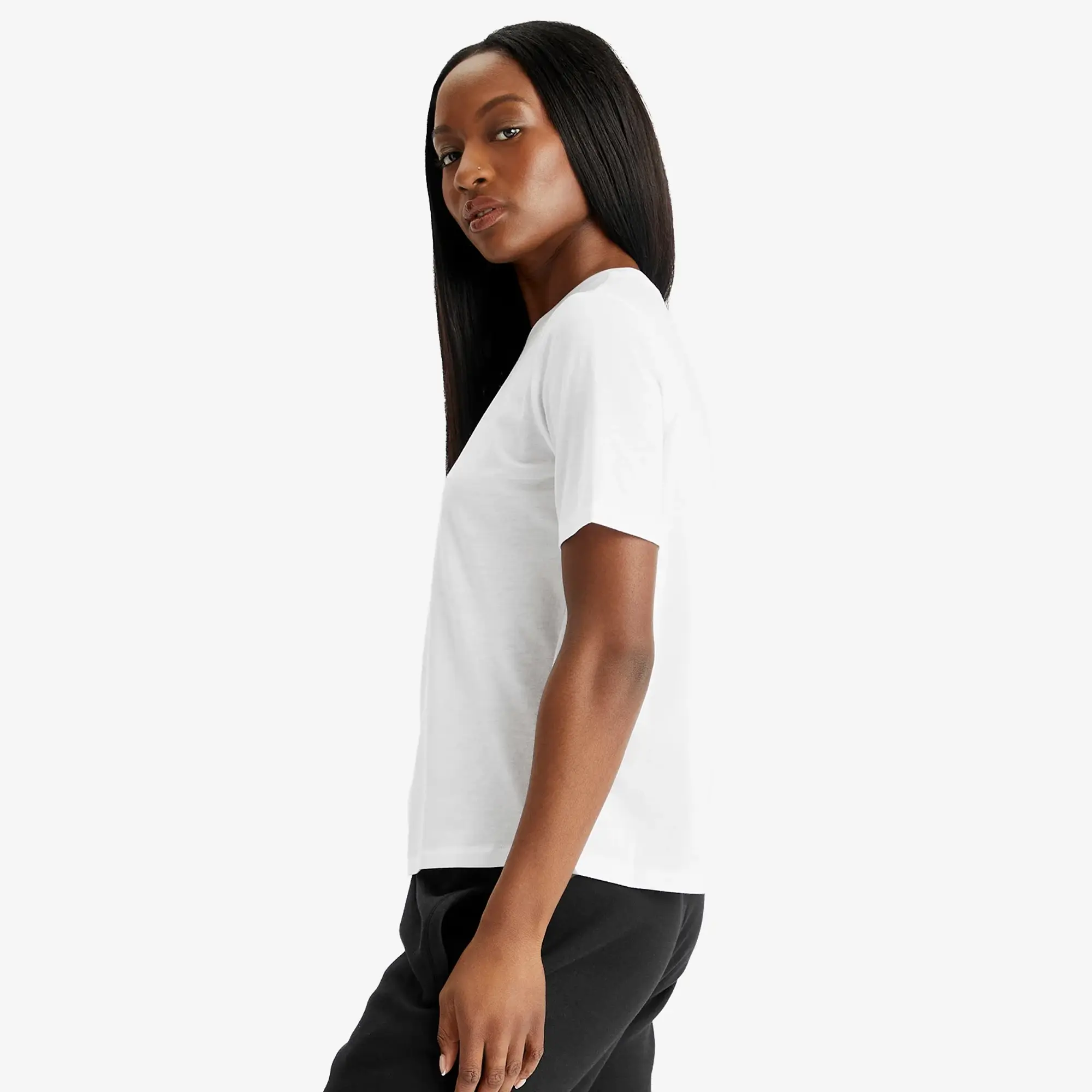 SKIMS Women's Relaxed Tees T-Shirt Snow