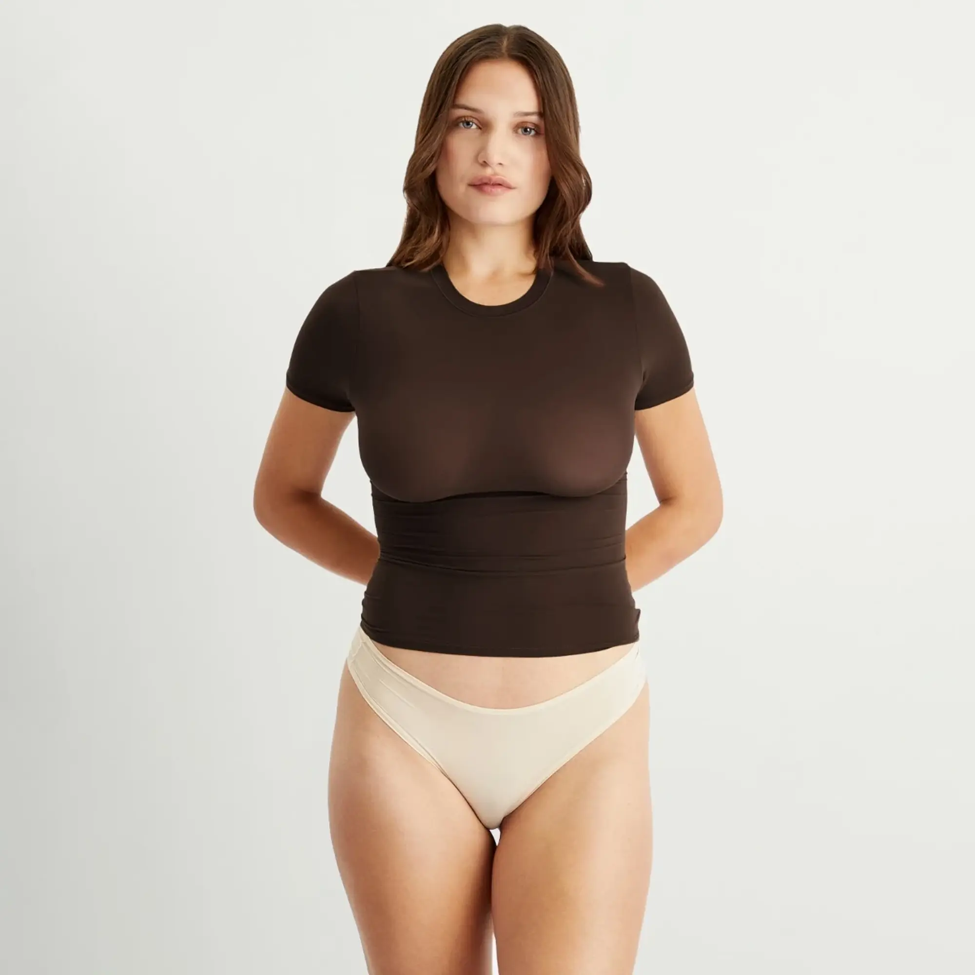 SKIMS Women's Fits Everybody T-Shirt Cocoa