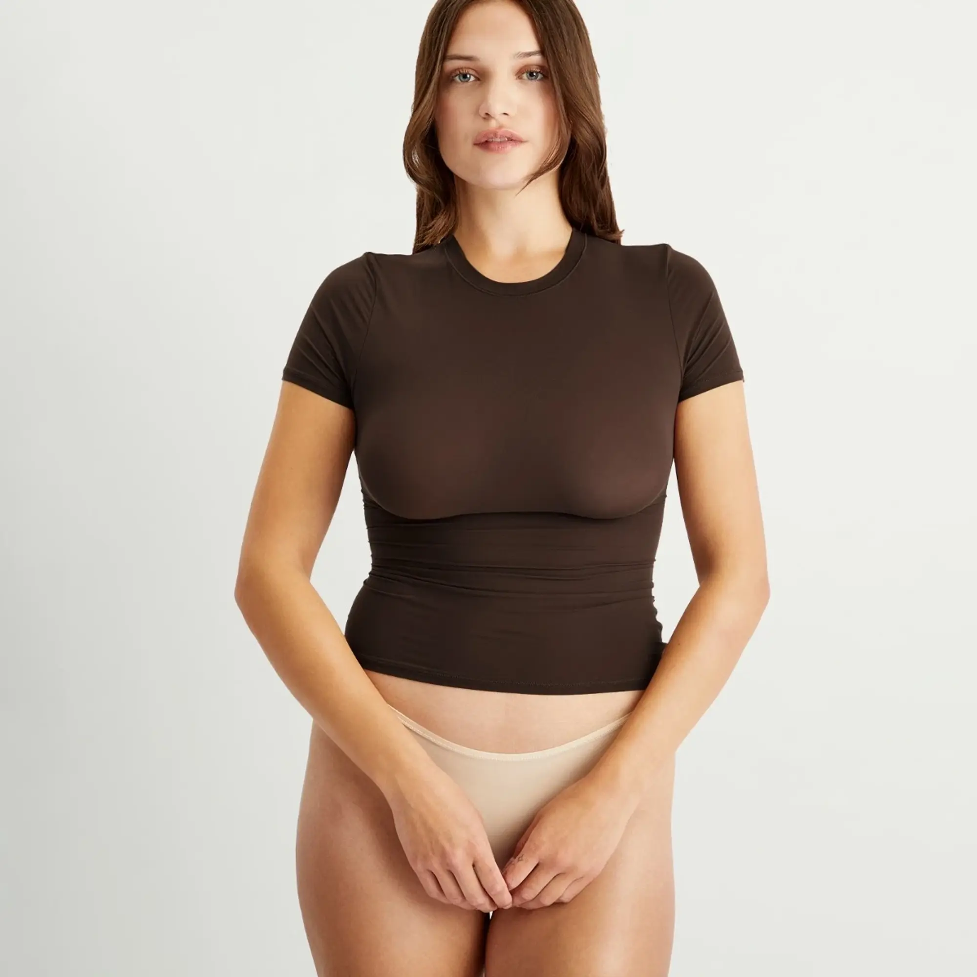SKIMS Women's Fits Everybody T-Shirt Cocoa