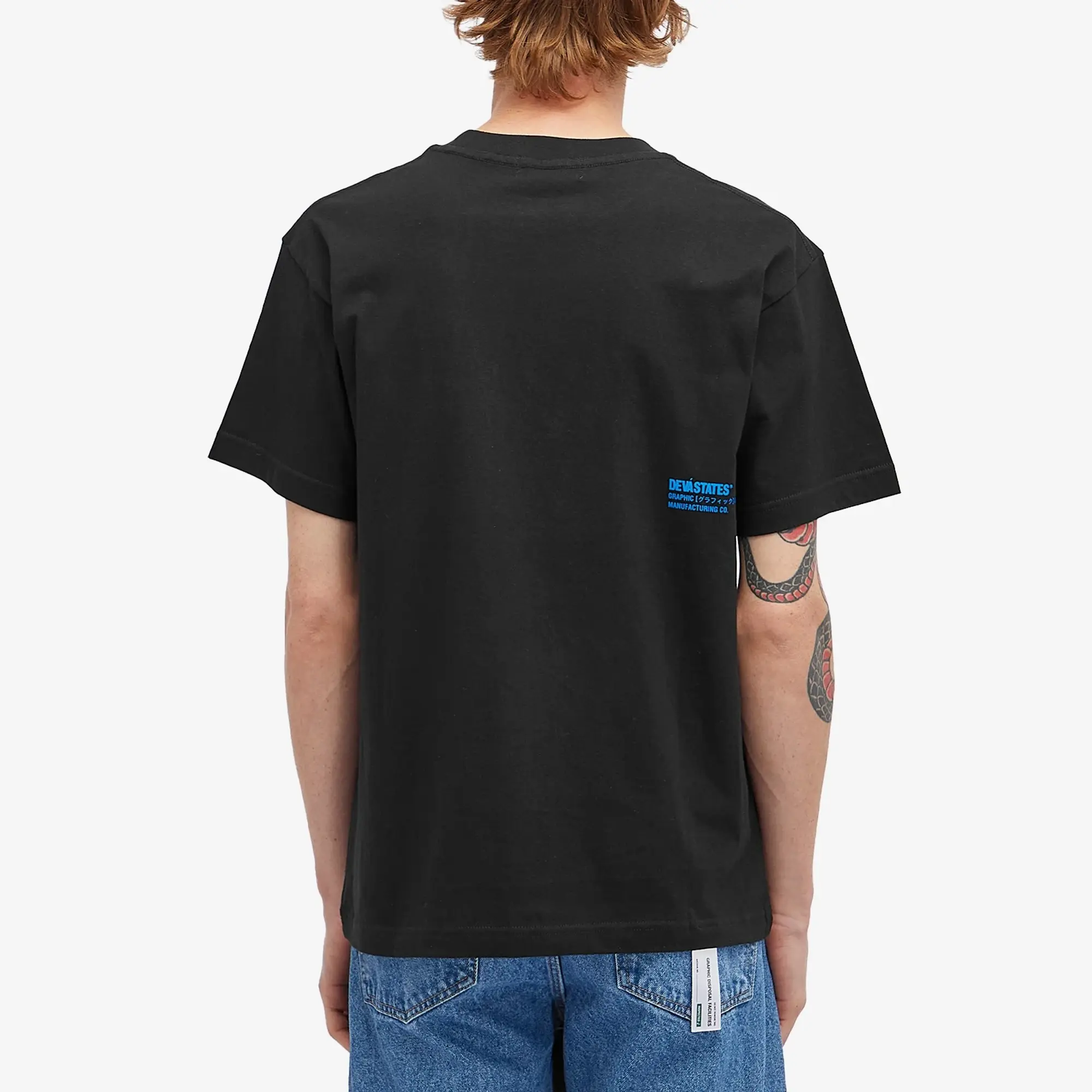Deva States Men's Overlay Logo T-Shirt Black