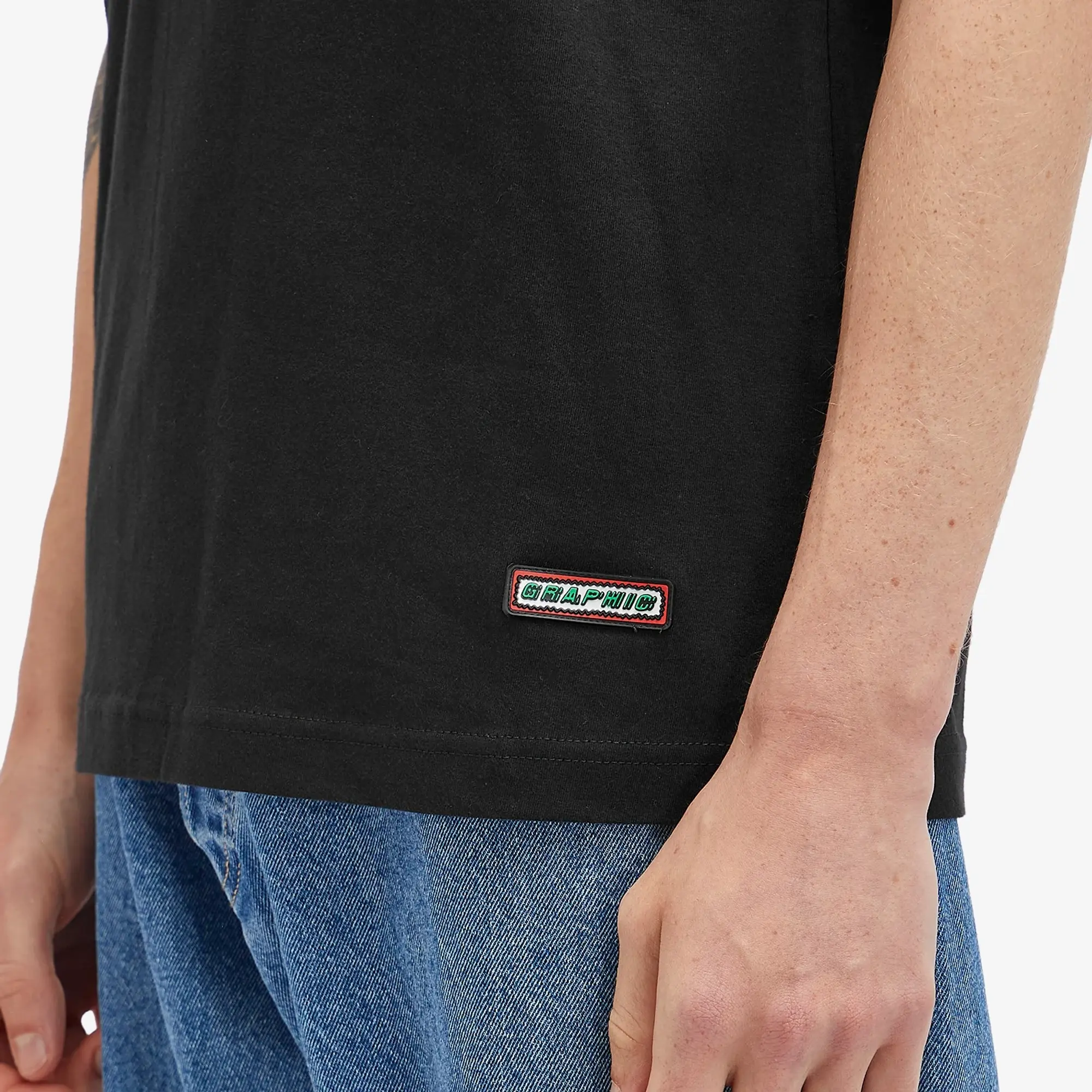 Deva States Men's Overlay Logo T-Shirt Black