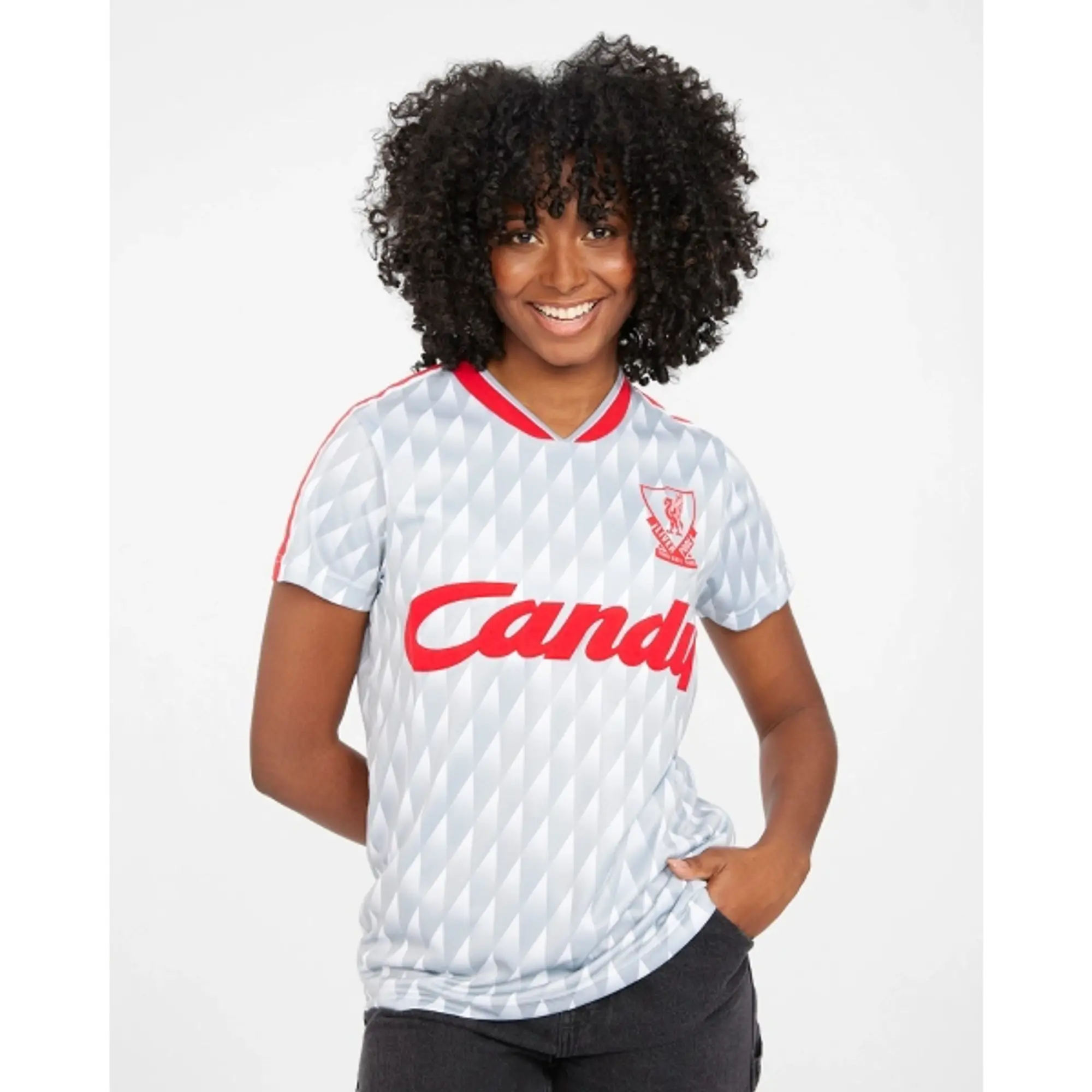 Liverpool FC LFC Womens Retro Candy Away Shirt 60085 FOOTY.COM