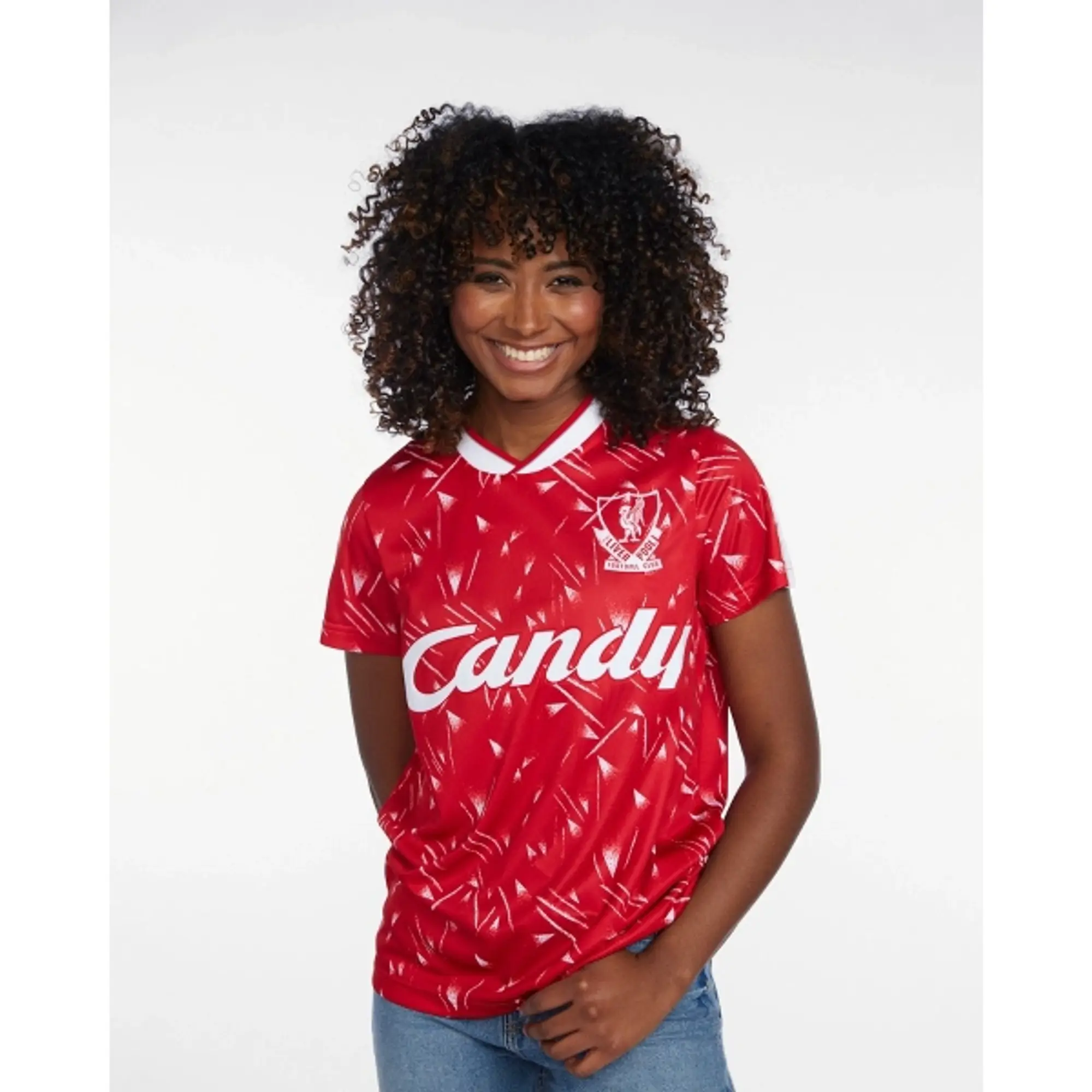 Liverpool FC LFC Retro Womens Candy Home Shirt 59340 FOOTY.COM