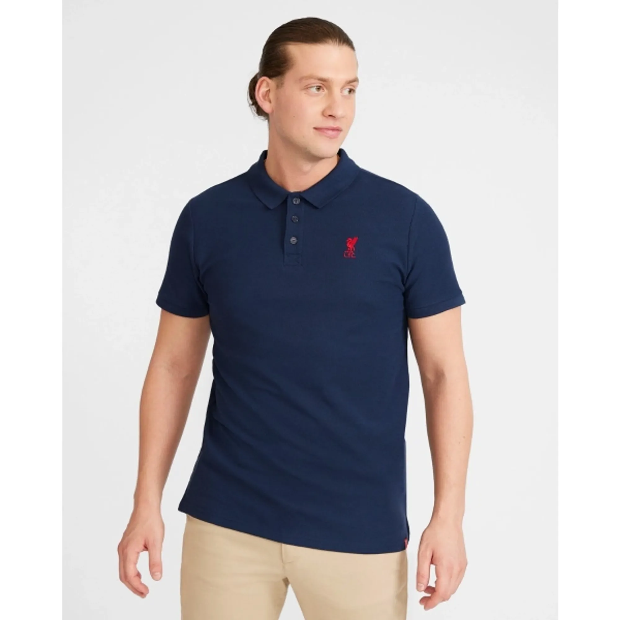 Liverpool FC LFC Mens Conninsby Polo Navy