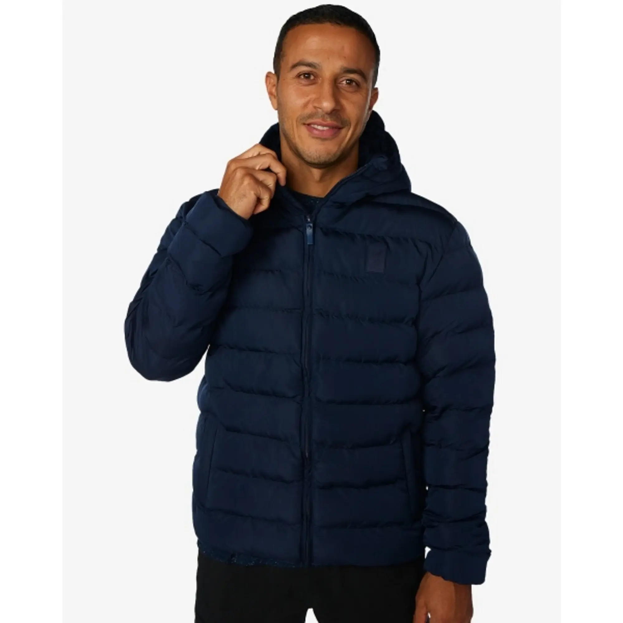 Liverpool FC LFC Mens Puffa Jacket Navy