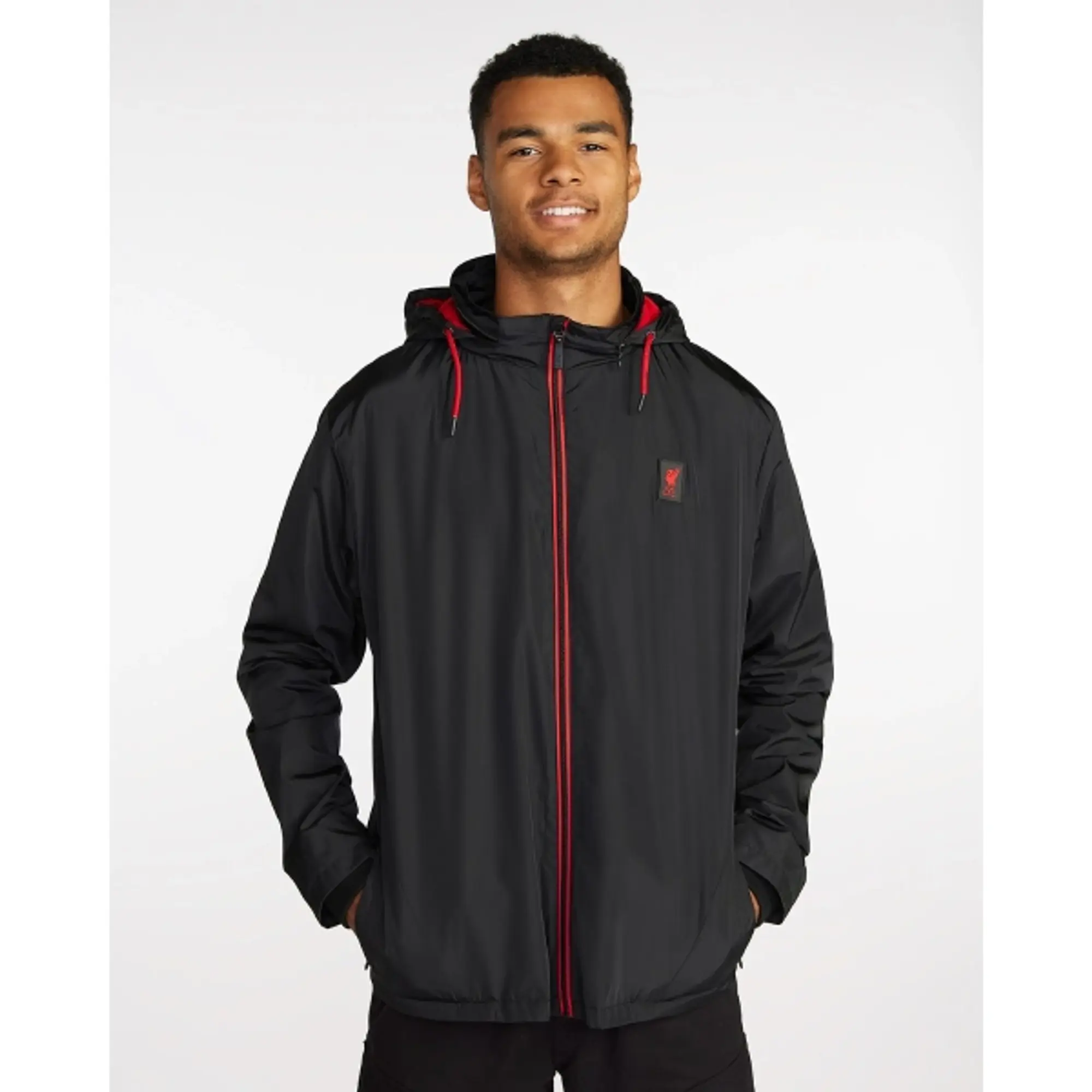 Liverpool FC LFC Mens Windcheater Black